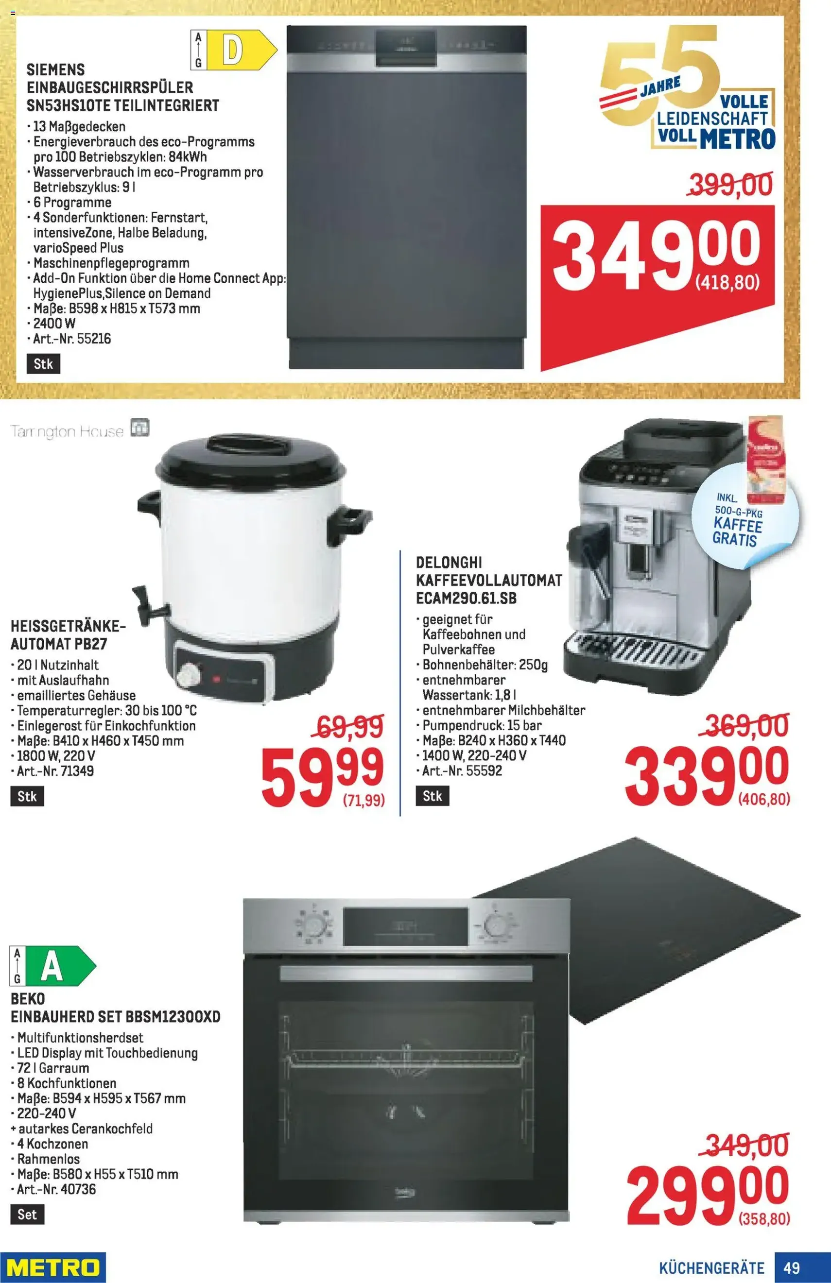 Metro angebote Profi - Gültiger Prospekt ab 19.02.2026, Seite 49 von insgesamt 64