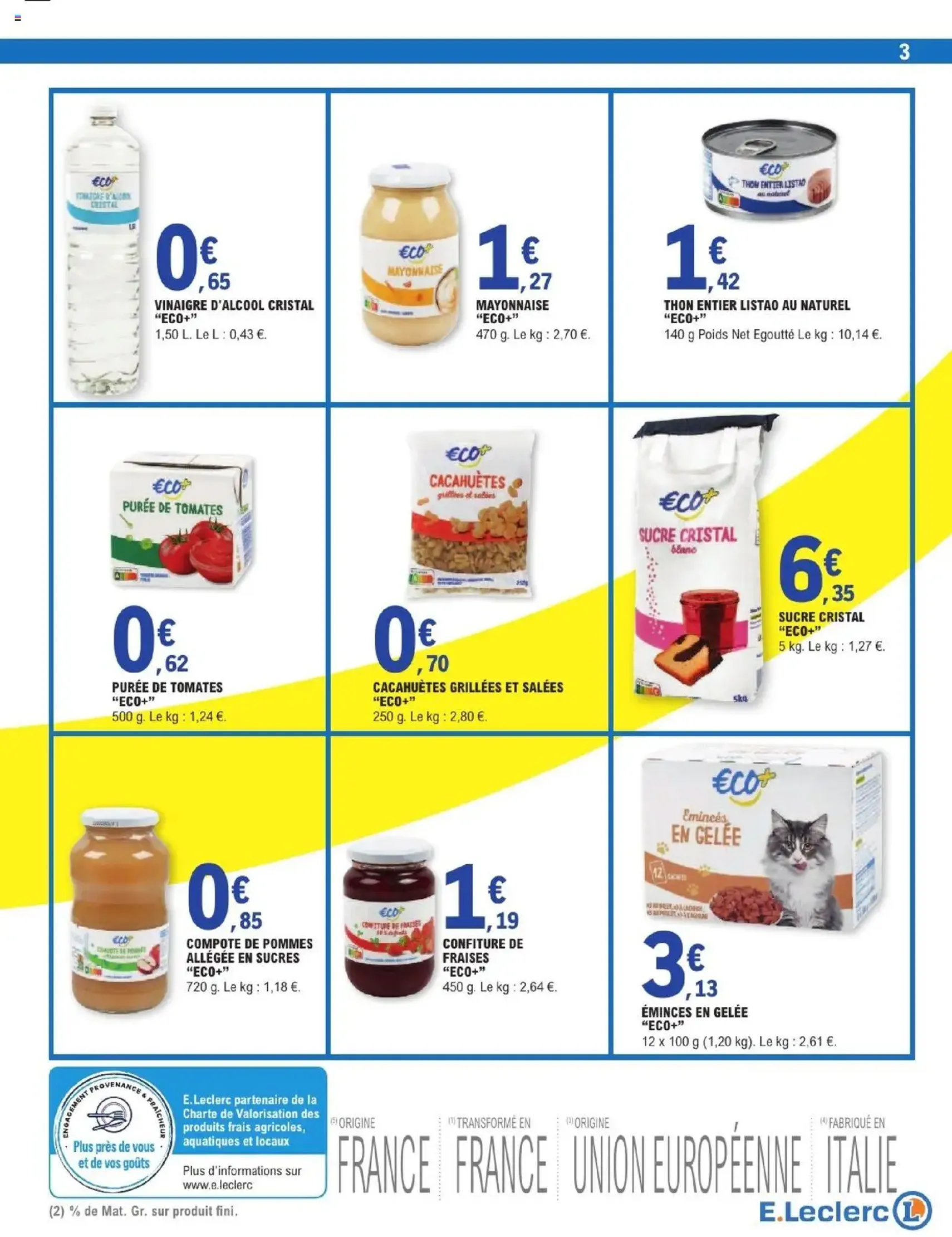 E.Leclerc catalogue semaine 37 - brochure valable à partir du 09/09/2025, page 3 sur 16 E.Leclerc catalogue semaine 37 - brochure valable à partir du 09/09/2025, page 3 sur 16