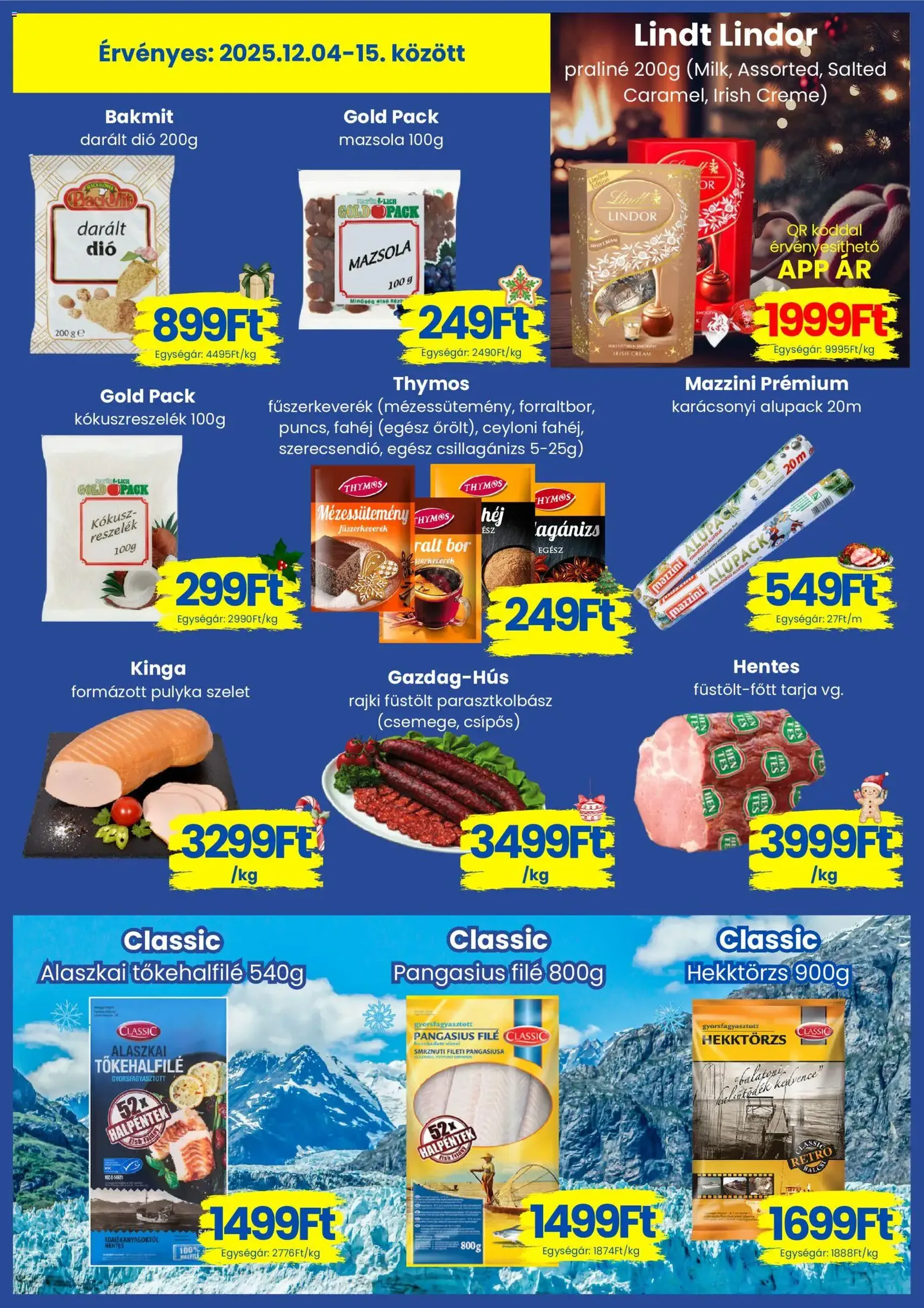 Magnetic Akciós újság - 2025.12.04. érvényes szórólap 2 oldal 4 oldalból