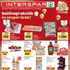 Interspar akciós újság - szórólap előnézete érvényes 2026.07.09. -tól