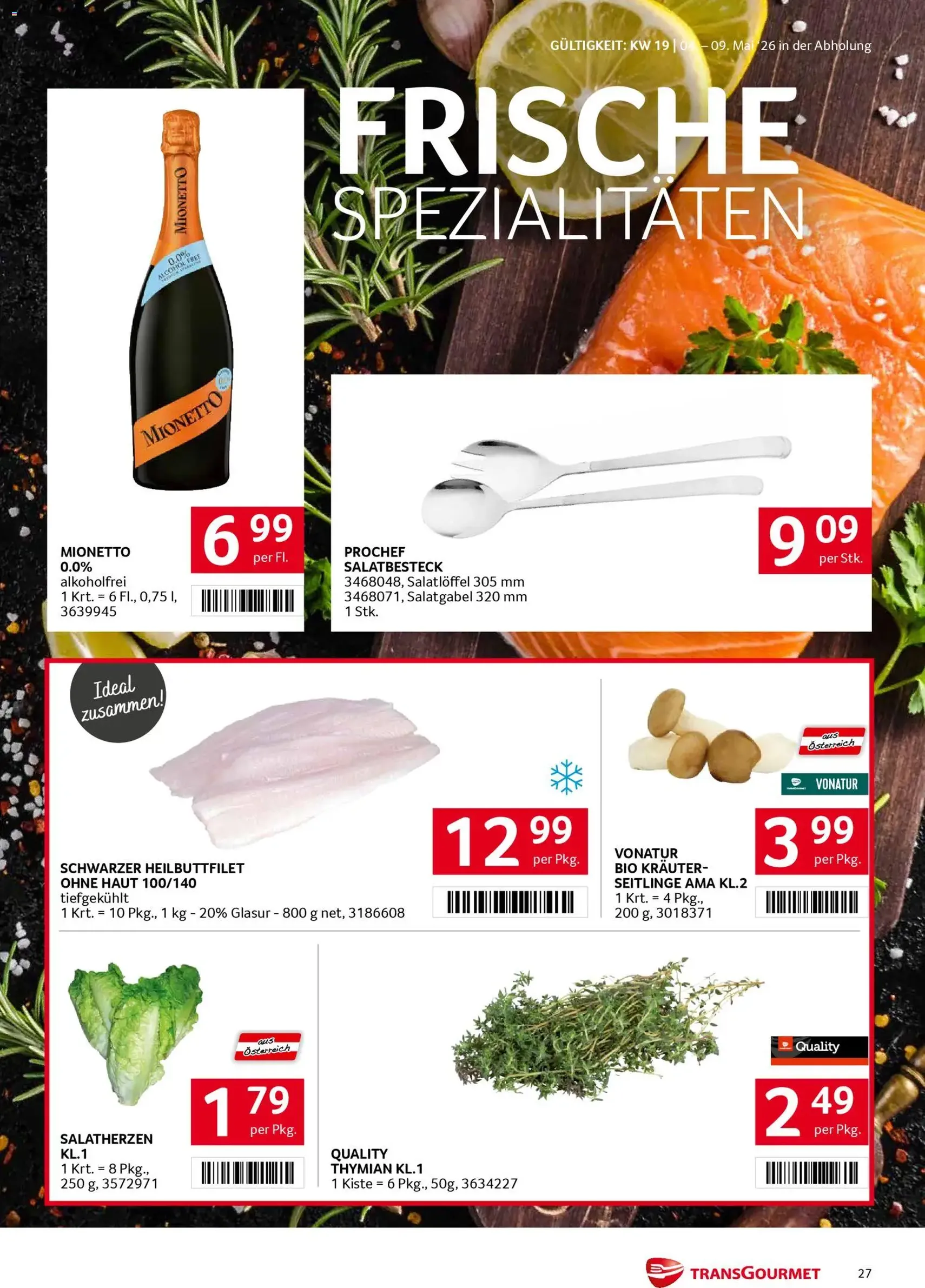 Transgourmet Flugblatt - Gültiger Prospekt ab 04.05.2026, Seite 27 von insgesamt 32