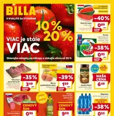 Billa leták - náhľad letáku platný od 16.07.2025