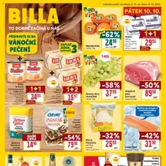 Billa Velký leták - náhled letáku platný od 08.10.2025
