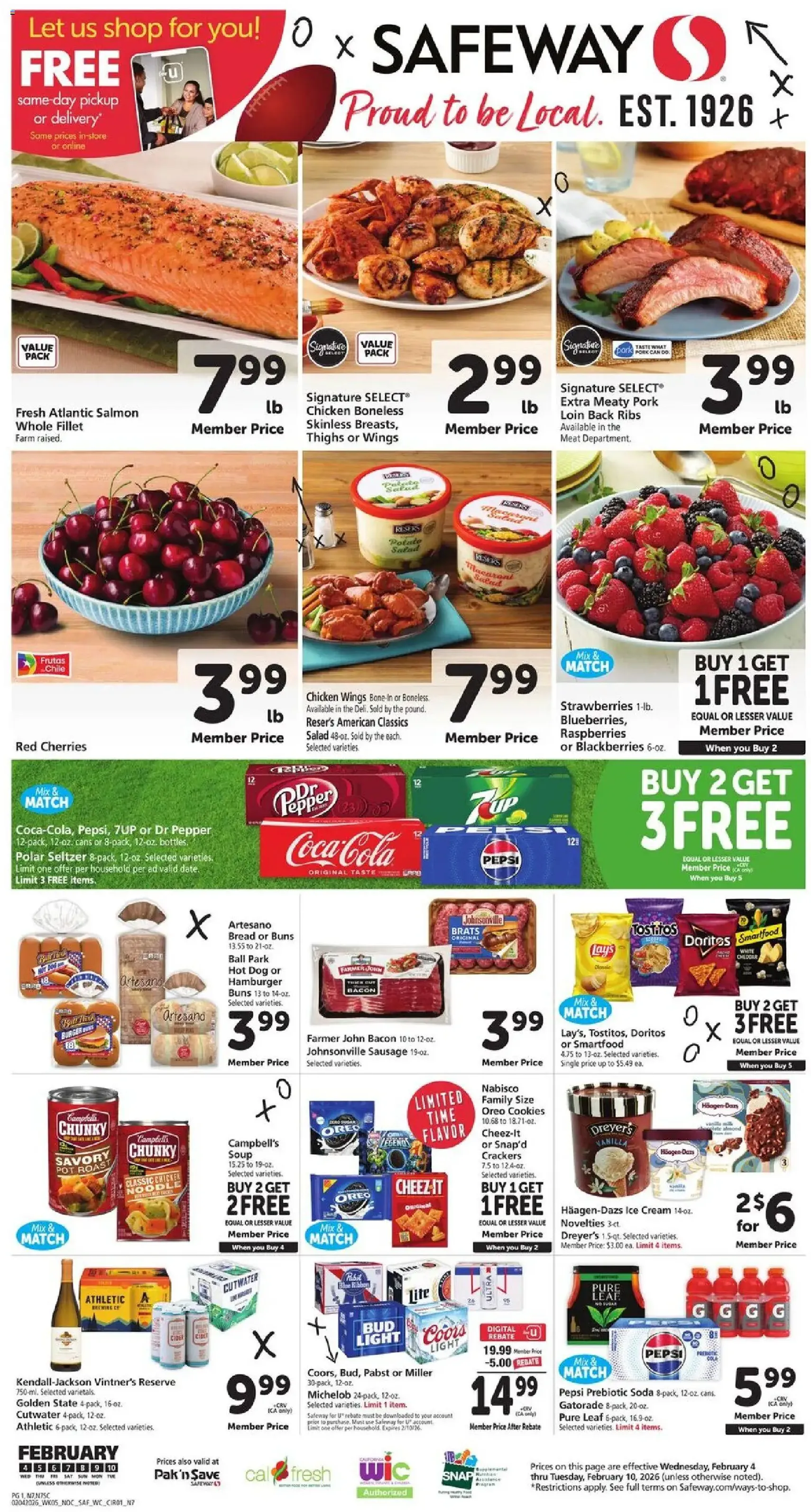 Safeway Weekly Ad - valid flyer from 02/04/2026, page 3 of 12