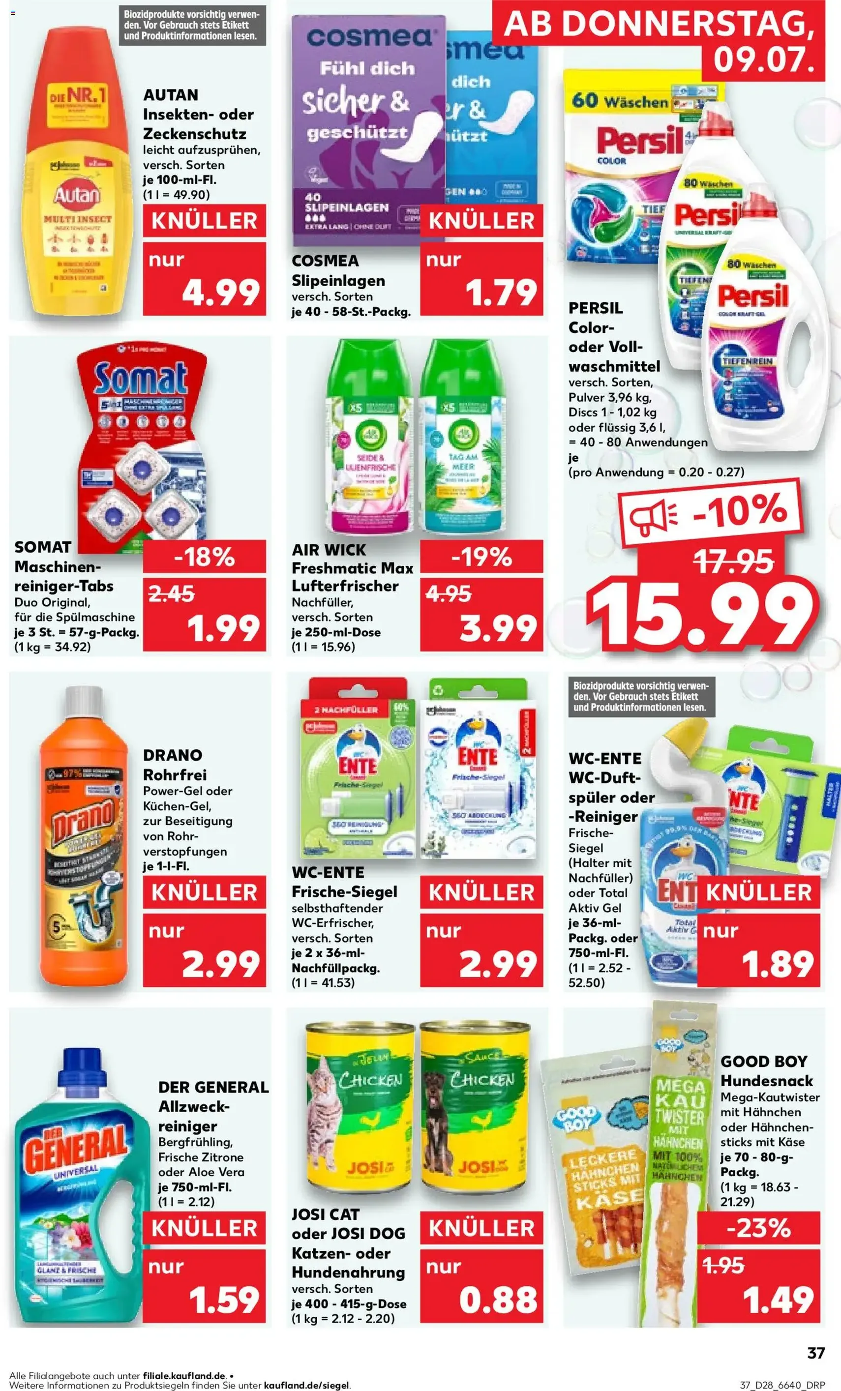 Kaufland Prospekt - Gültiger Prospekt ab 09.07.2026, Seite 37 von insgesamt 52