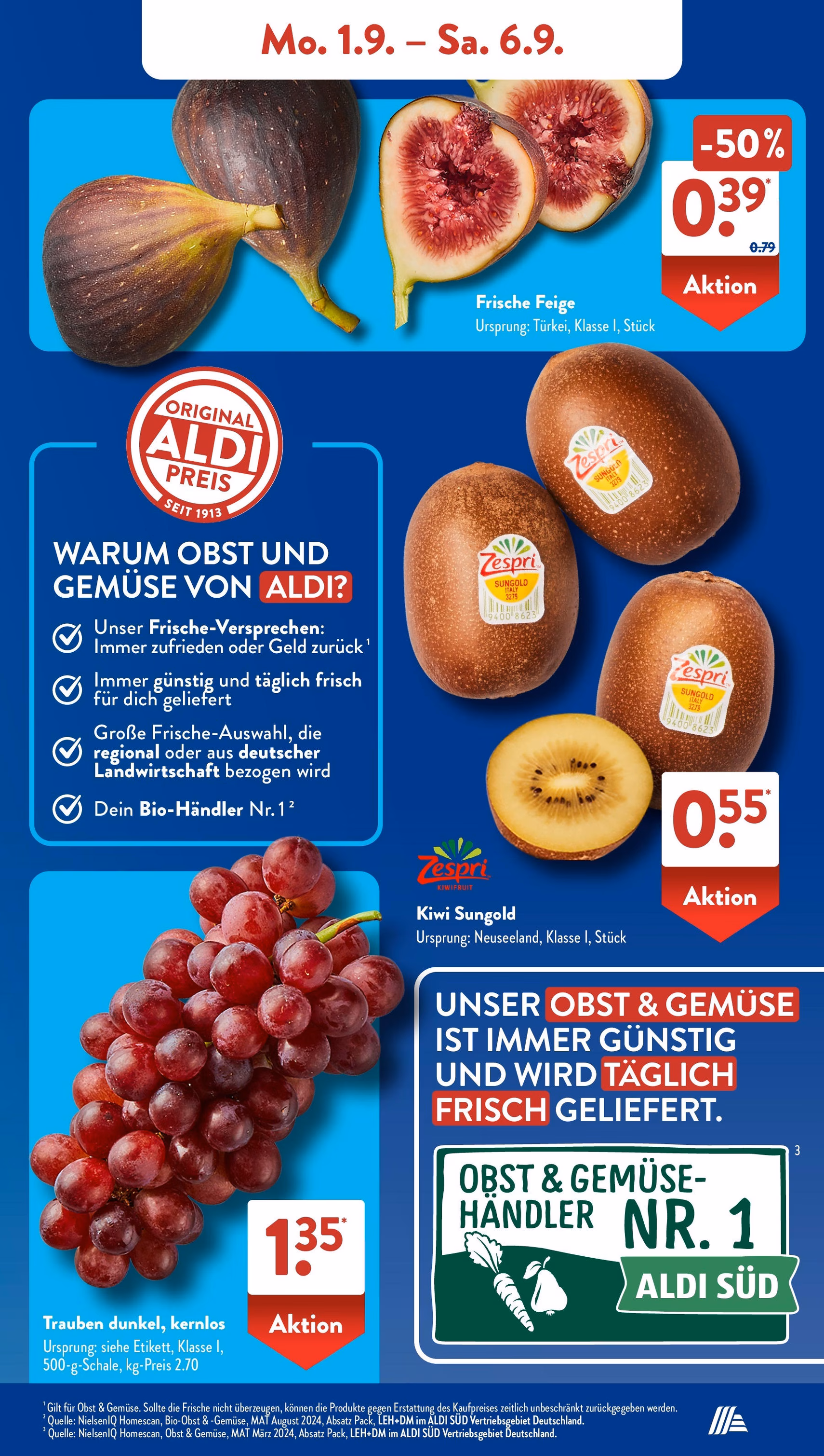 Aldi Süd Prospekt - Gültiger Prospekt ab 01.08.2025, Seite 5 von insgesamt 45 Aldi Süd Prospekt - Gültiger Prospekt ab 01.08.2025, Seite 5 von insgesamt 45