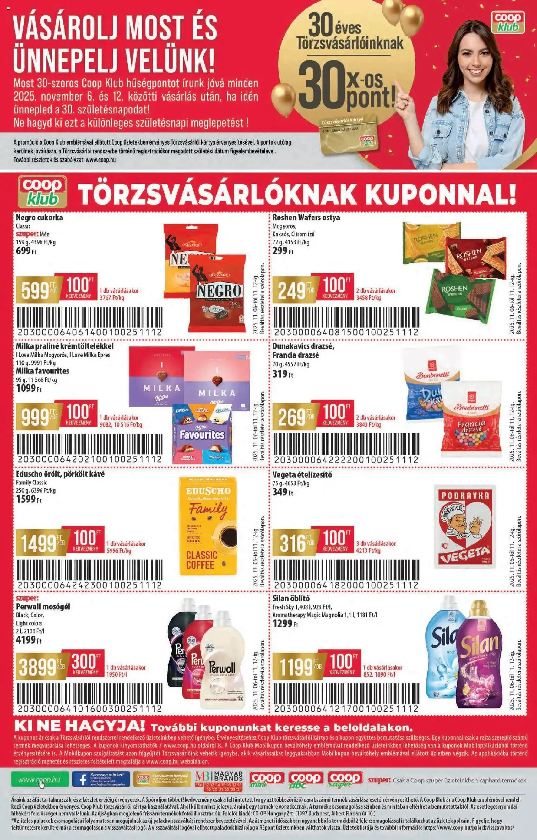 COOP Akciós újság - 2025.11.06. érvényes szórólap 12 oldal 12 oldalból