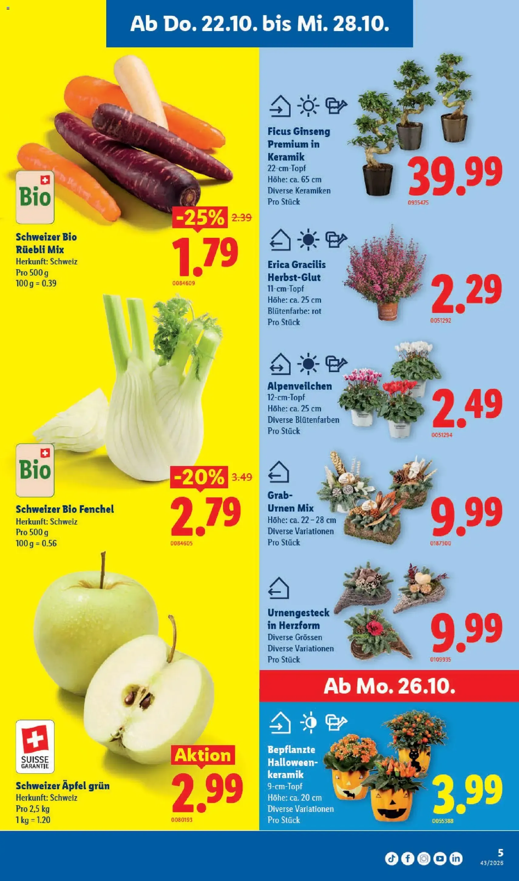 Lidl aktionen - Gültiger Prospekt ab 22.10.2026, Seite 5 von insgesamt 34