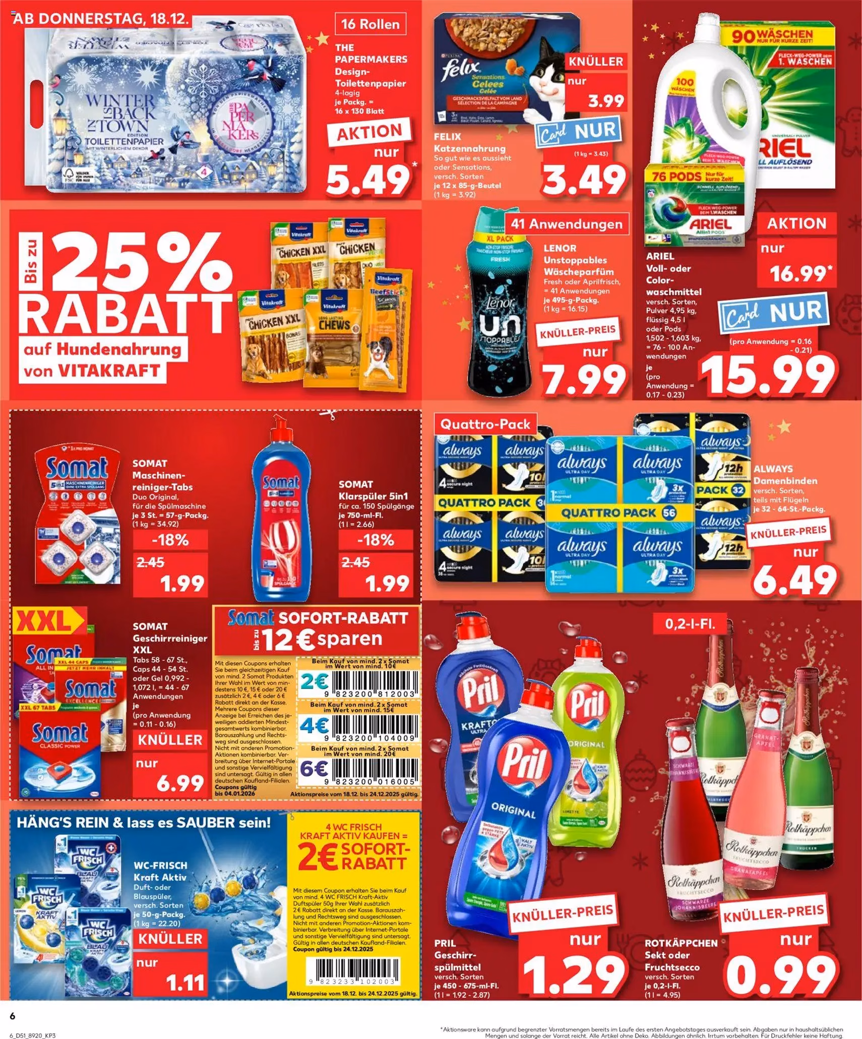 Kaufland Prospekt - Gültiger Prospekt ab 18.12.2025, Seite 6 von insgesamt 38