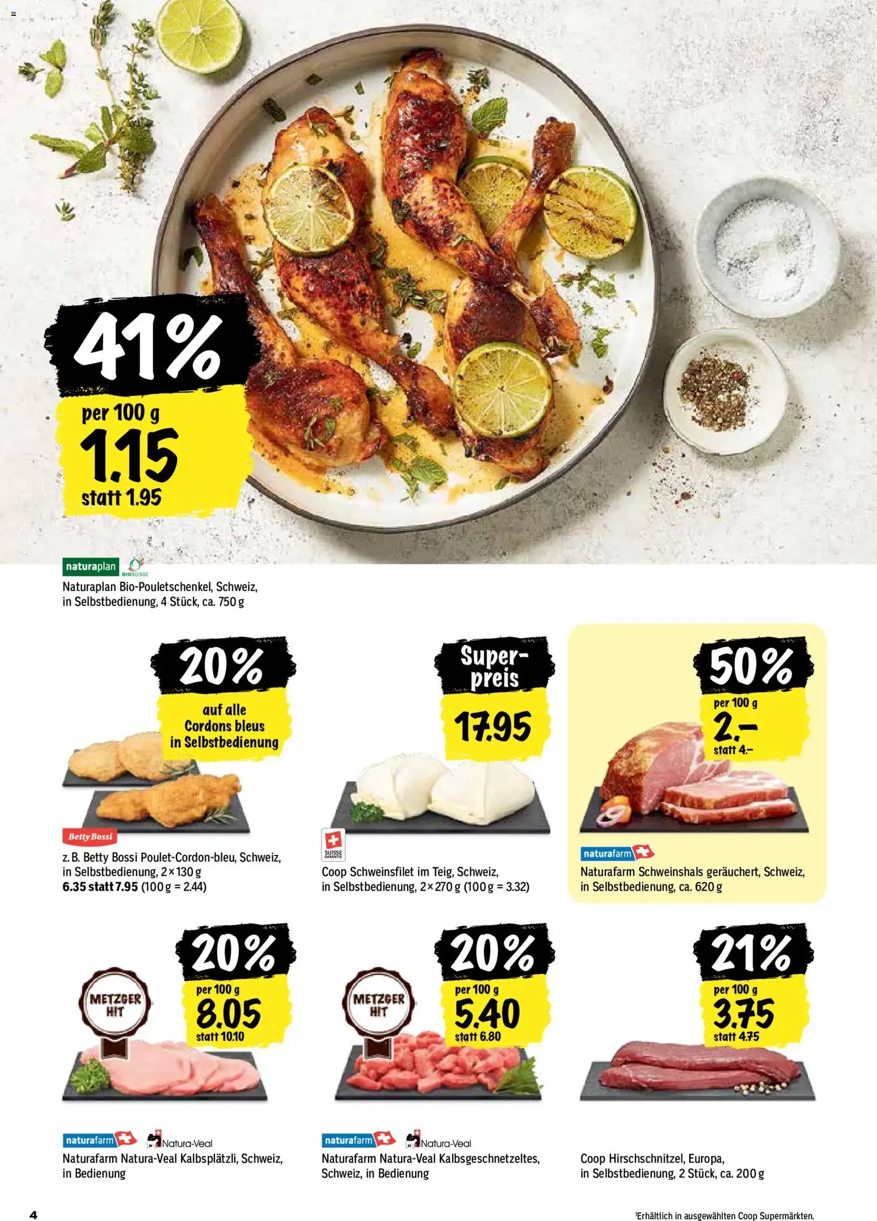 Coop aktionen - Gültiger Prospekt ab 15.10.2026, Seite 4 von insgesamt 24