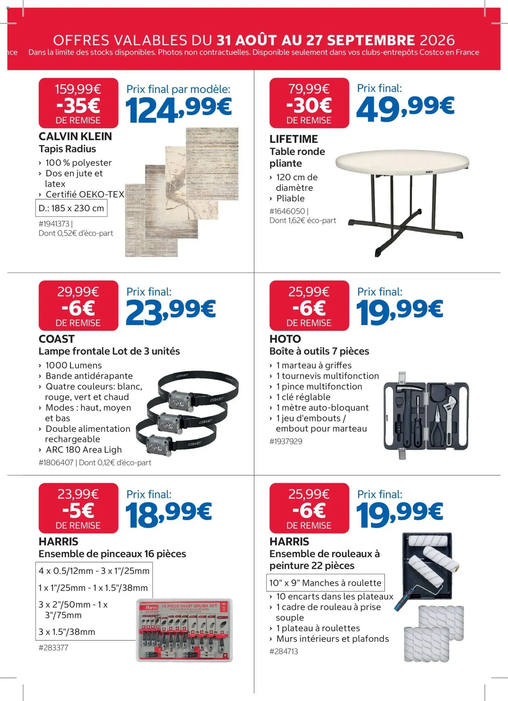 Costco catalogue - brochure valable à partir du 31/08/2026, page 5 sur 20