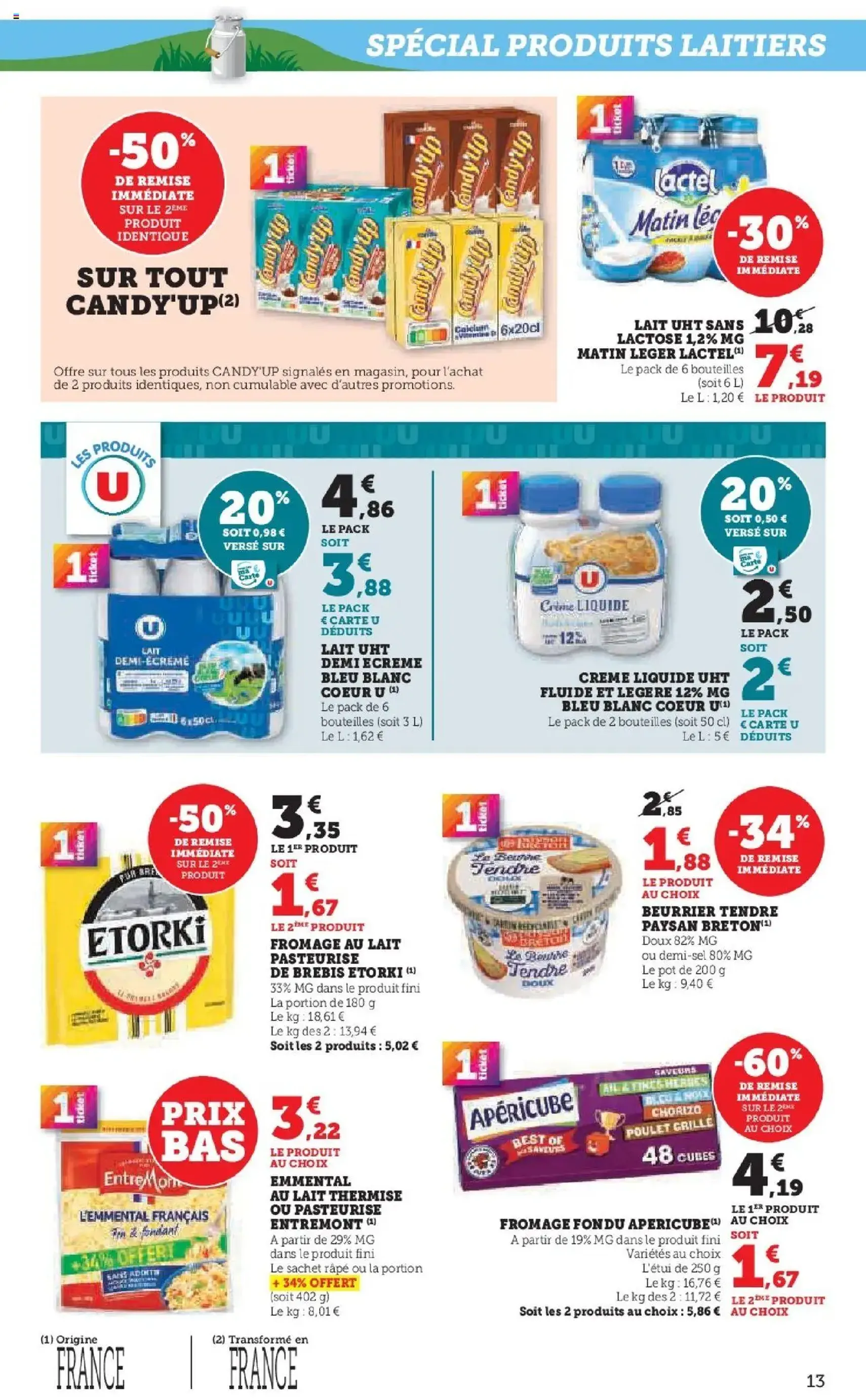 U Express catalogue 50 ans Magasins U - brochure valable à partir du 16/09/2025, page 13 sur 32
