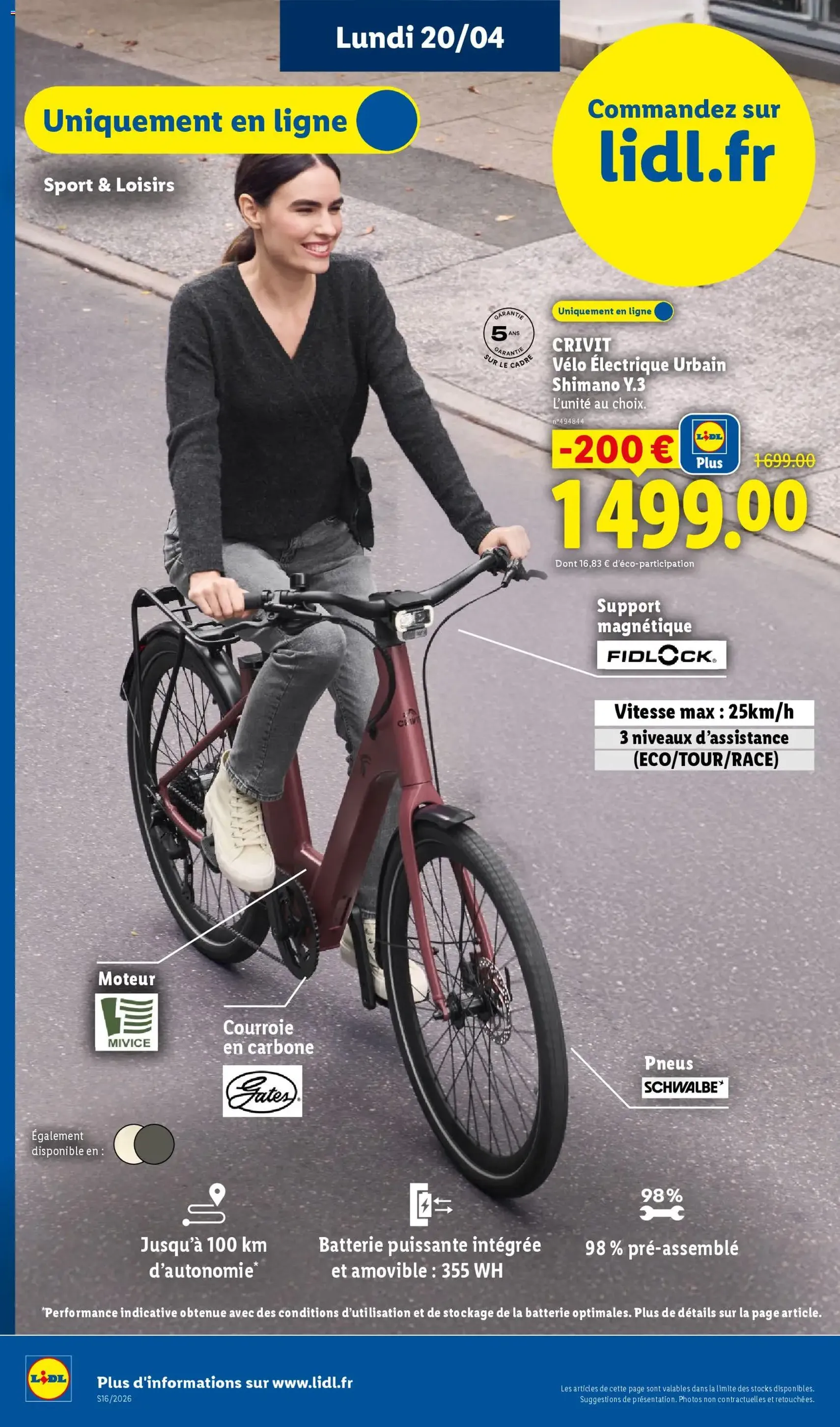 LIDL catalogue - brochure valable à partir du 16/04/2026, page 58 sur 67