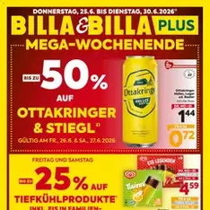 Billa - Flugblatt - Prospekt Vorschau gültig ab 25.06.2026