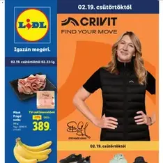 Lidl Akciós újság - szórólap előnézete érvényes 2026.02.19. -tól