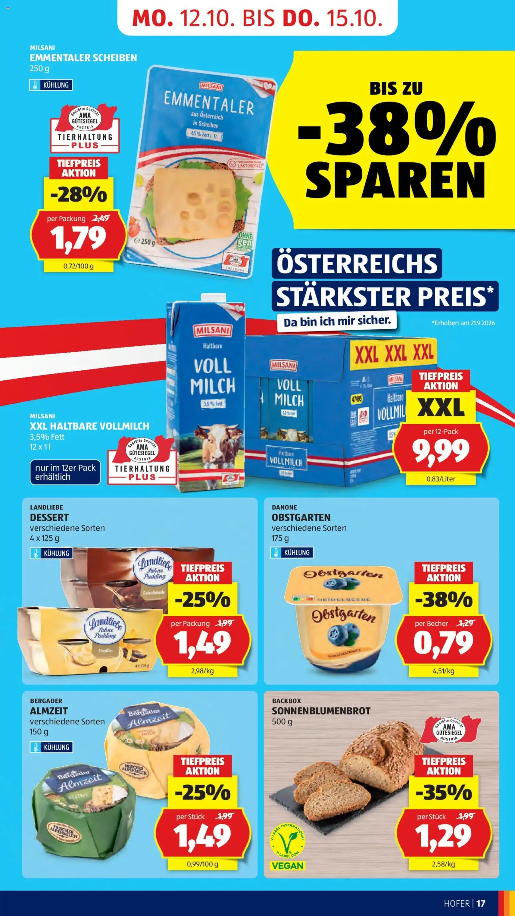 Hofer Flipbook - Gültiger Prospekt ab 09.10.2026, Seite 25 von insgesamt 46