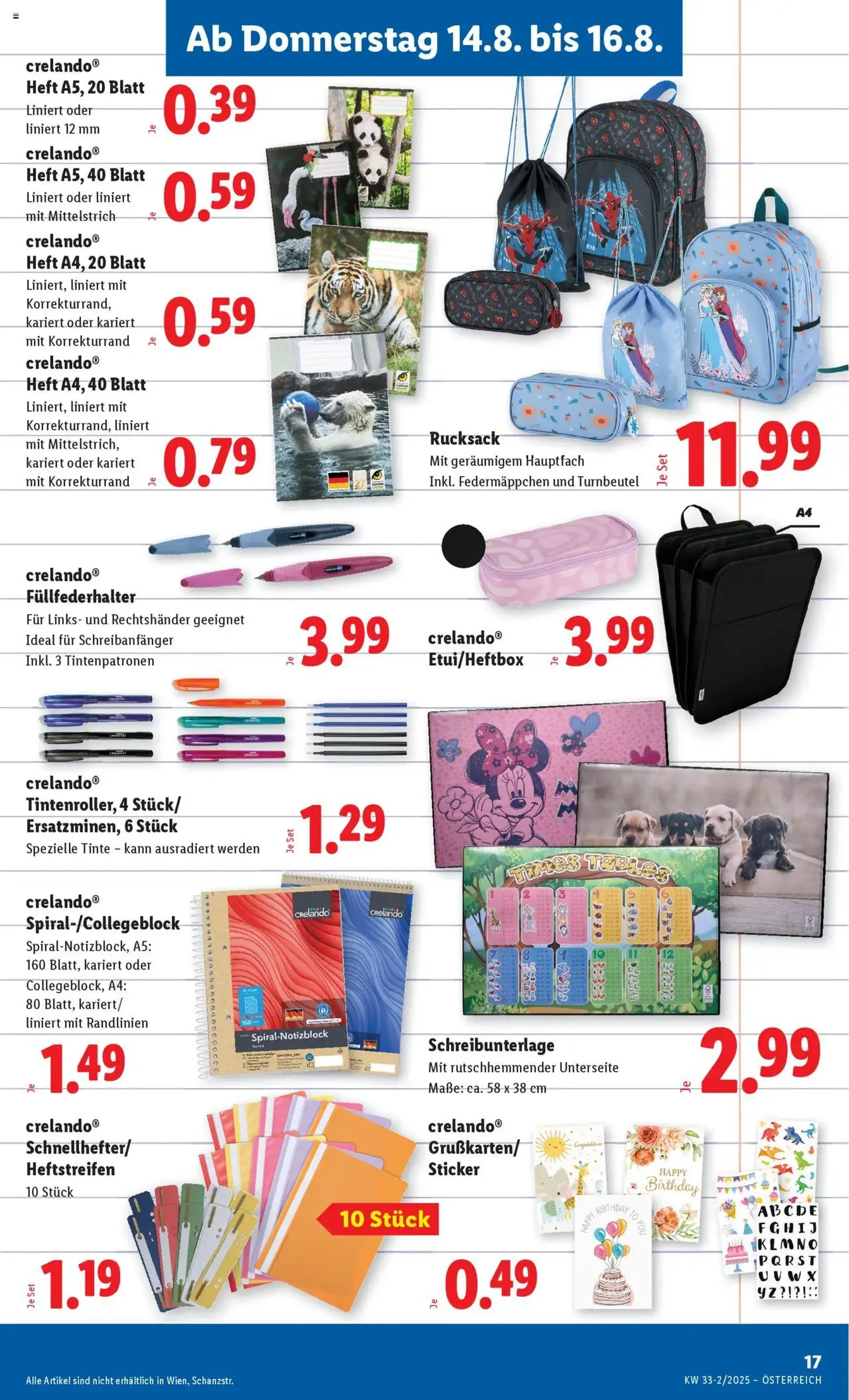 Lidl Flugblatt - Gültiger Prospekt ab 14.08.2025, Seite 19 von insgesamt 42 Lidl Flugblatt - Gültiger Prospekt ab 14.08.2025, Seite 19 von insgesamt 42