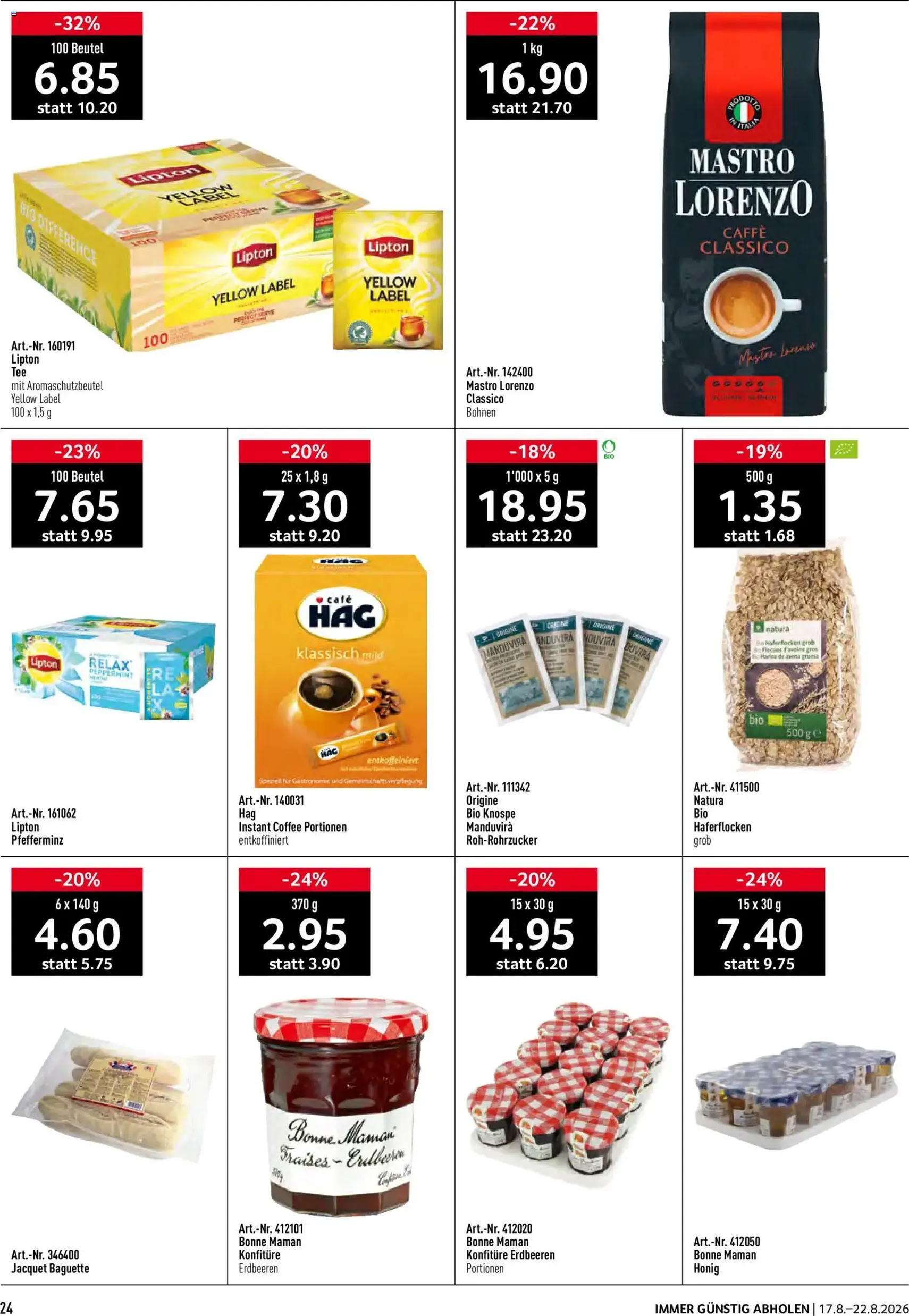 Prodega aktionen - Gültiger Prospekt ab 17.08.2026, Seite 24 von insgesamt 40
