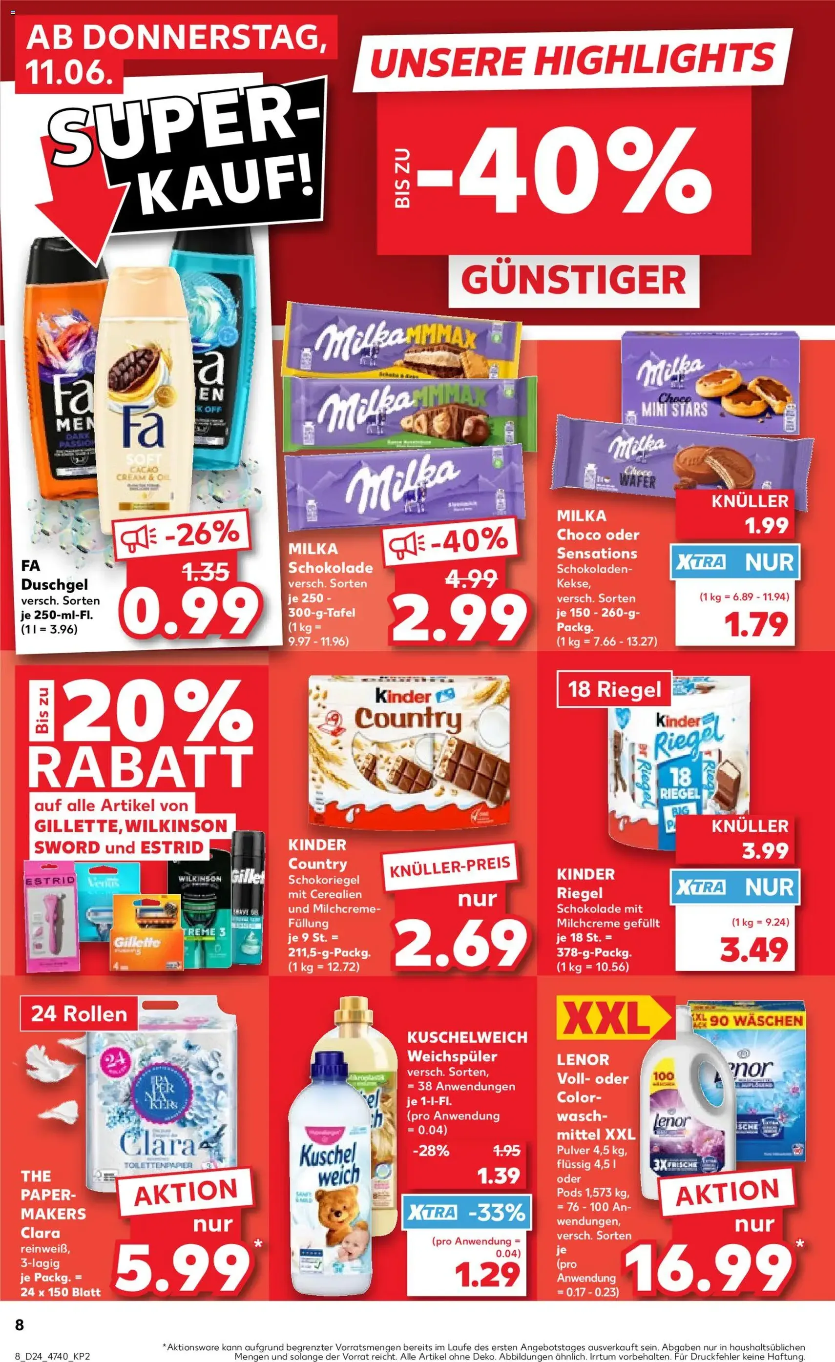 Kaufland DE - DE Folder - geldige folder vanaf 11-06-2026 pagina 8 van 50