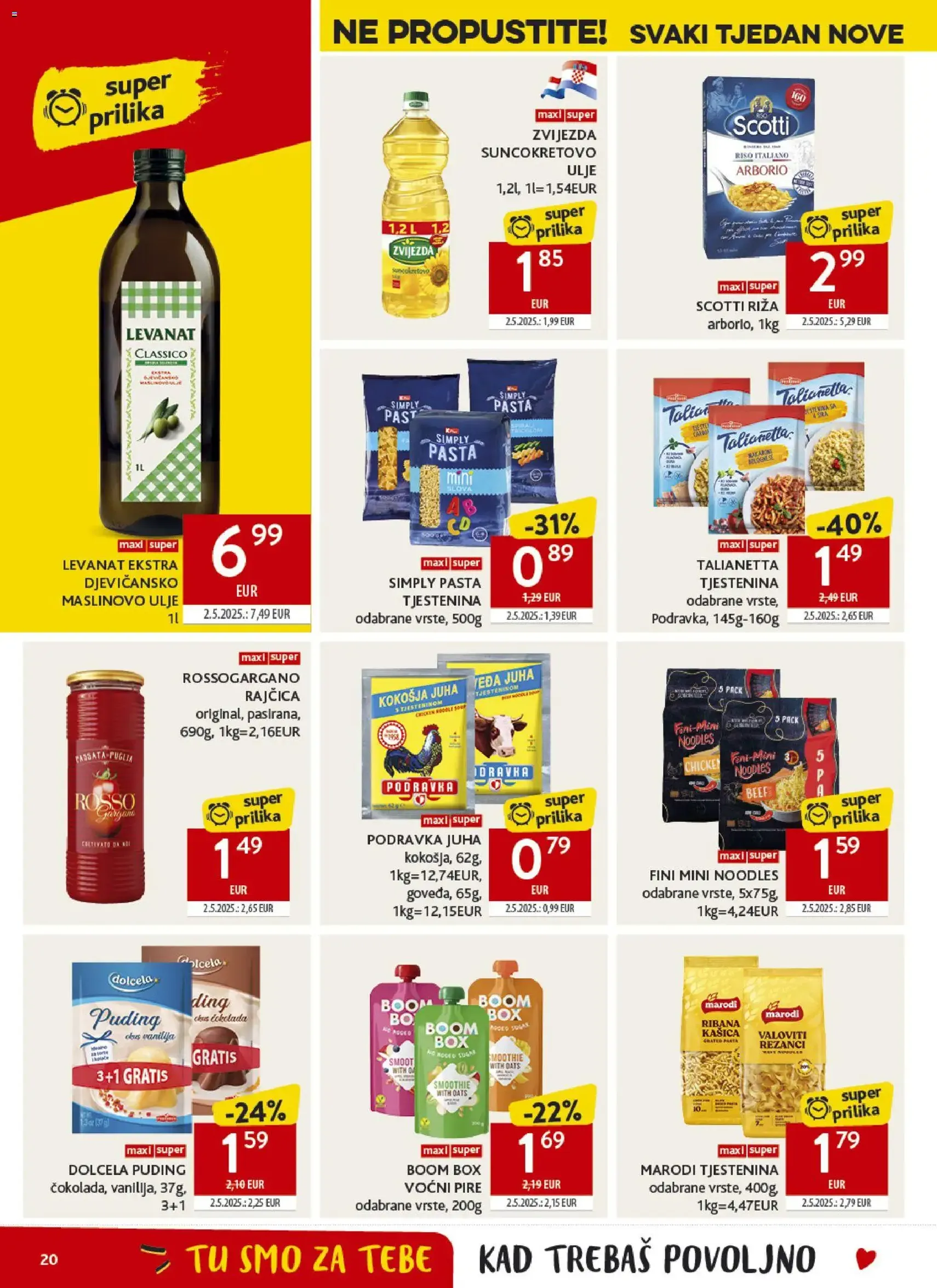 Konzum HR akciós újság - 2026.07.29. érvényes szórólap 20 oldal 40 oldalból