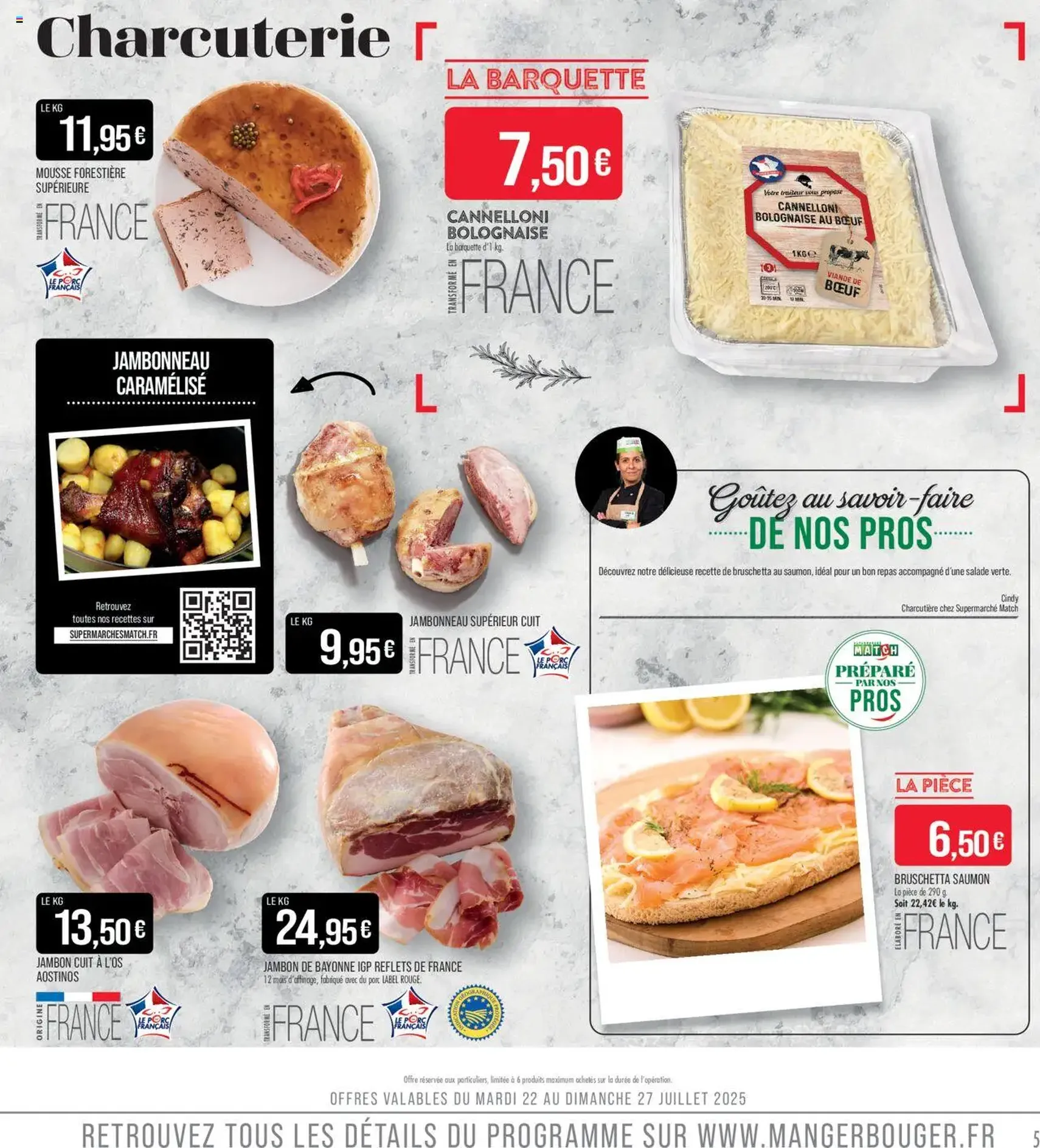 Match Supermarché catalogue - brochure valable à partir du 22/07/2025, page 5 sur 20 Match Supermarché catalogue - brochure valable à partir du 22/07/2025, page 5 sur 20