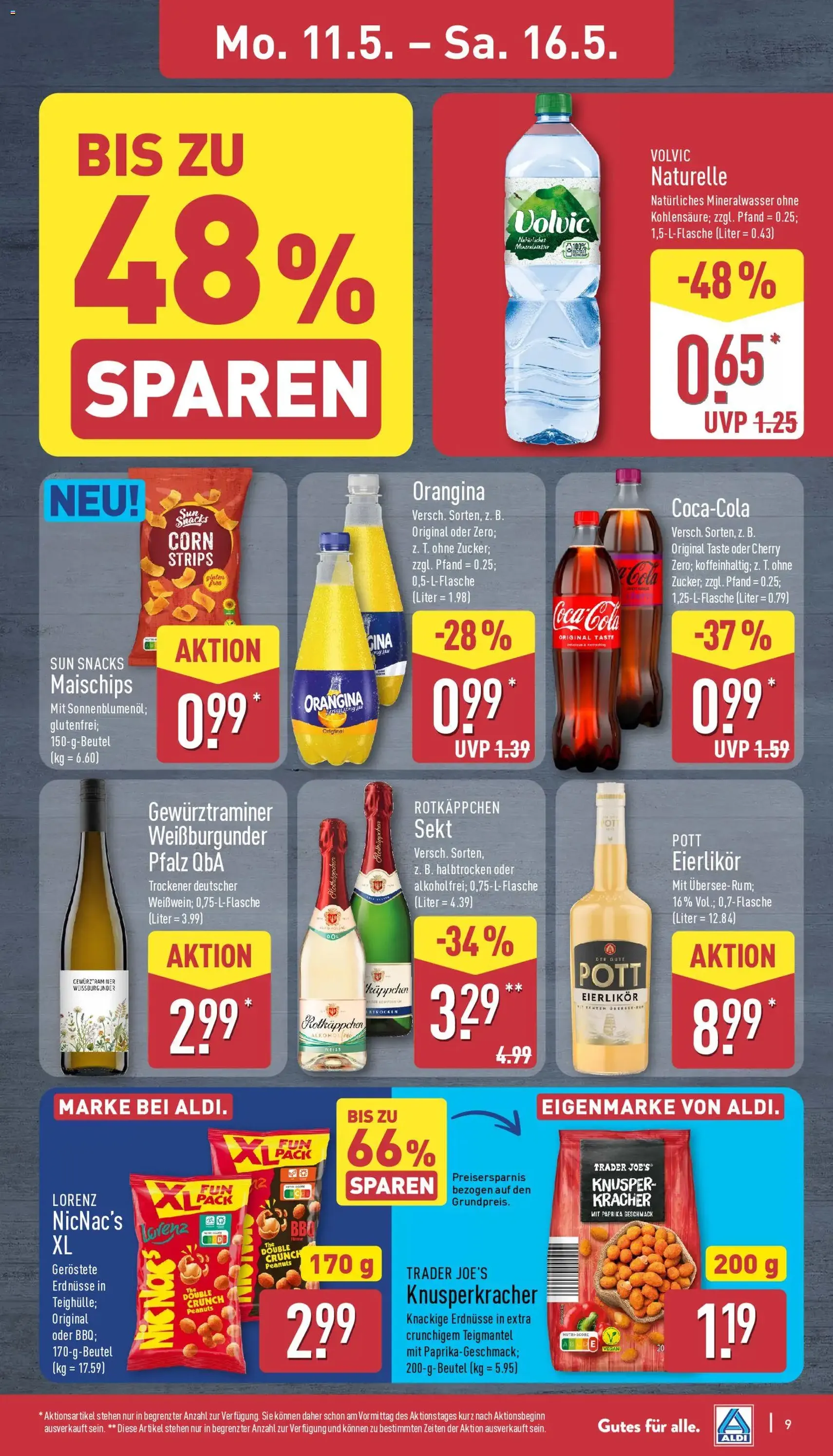 Aldi Prospekt - Gültiger Prospekt ab 11.05.2026, Seite 9 von insgesamt 43