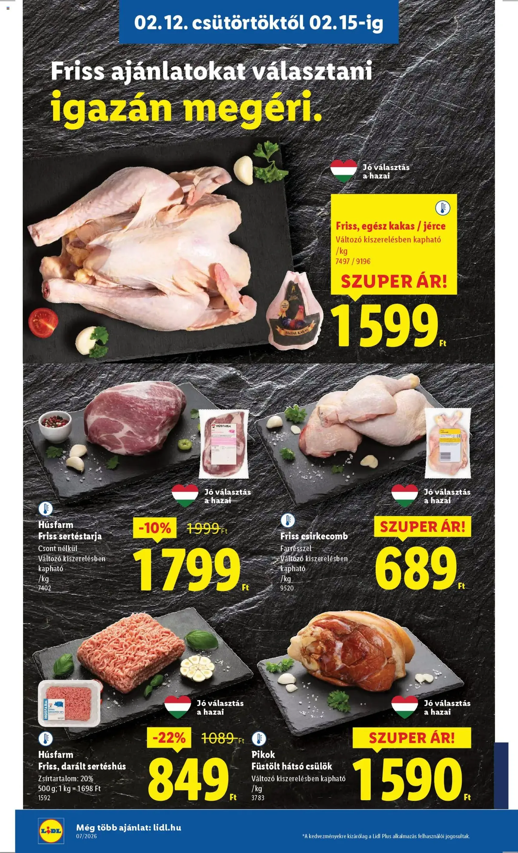 Lidl Akciós újság - 2026.02.12. érvényes szórólap 6 oldal 62 oldalból