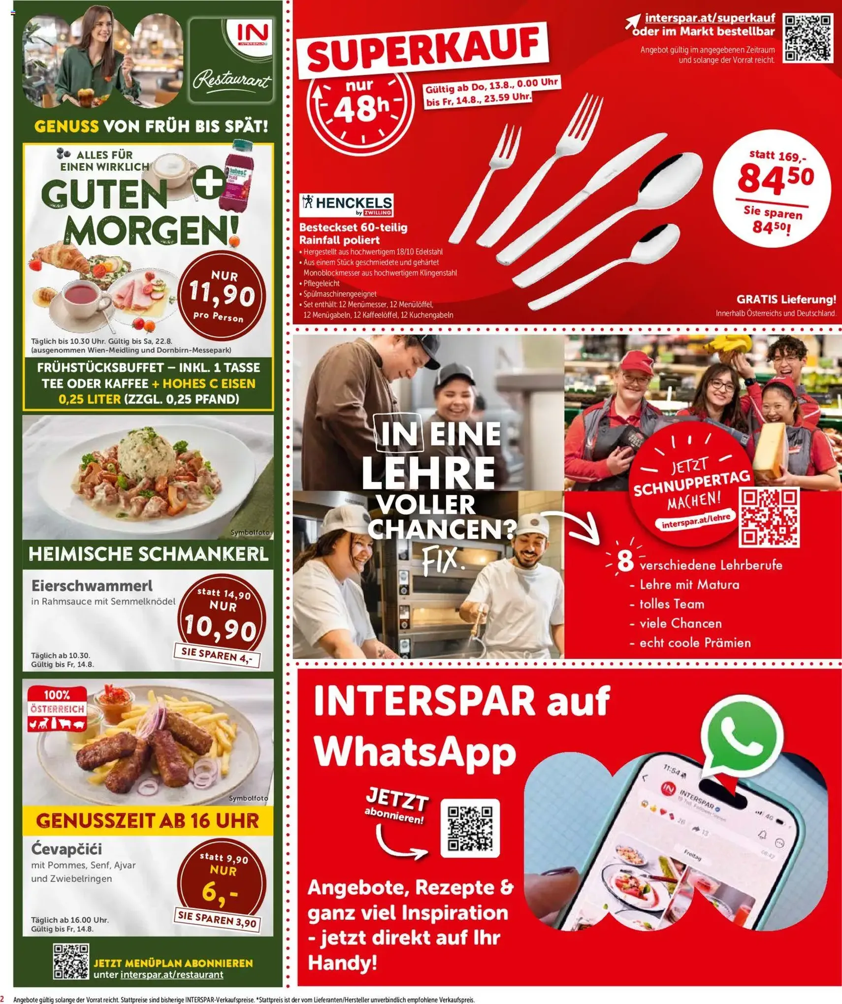 Interspar - Flugblatt - Gültiger Prospekt ab 13.08.2026, Seite 2 von insgesamt 20