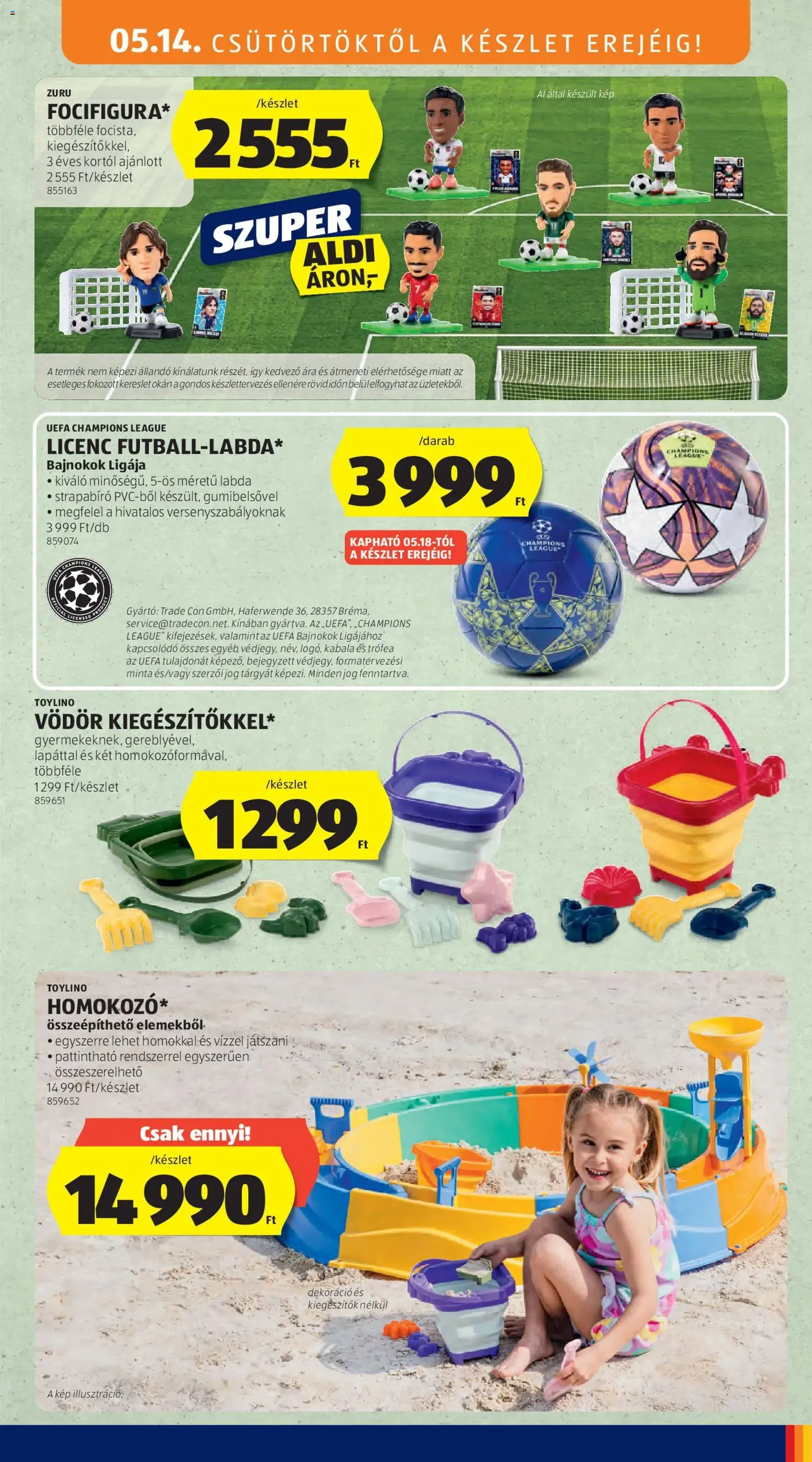 Aldi akciós újság - 2026.05.14. érvényes szórólap 21 oldal 36 oldalból