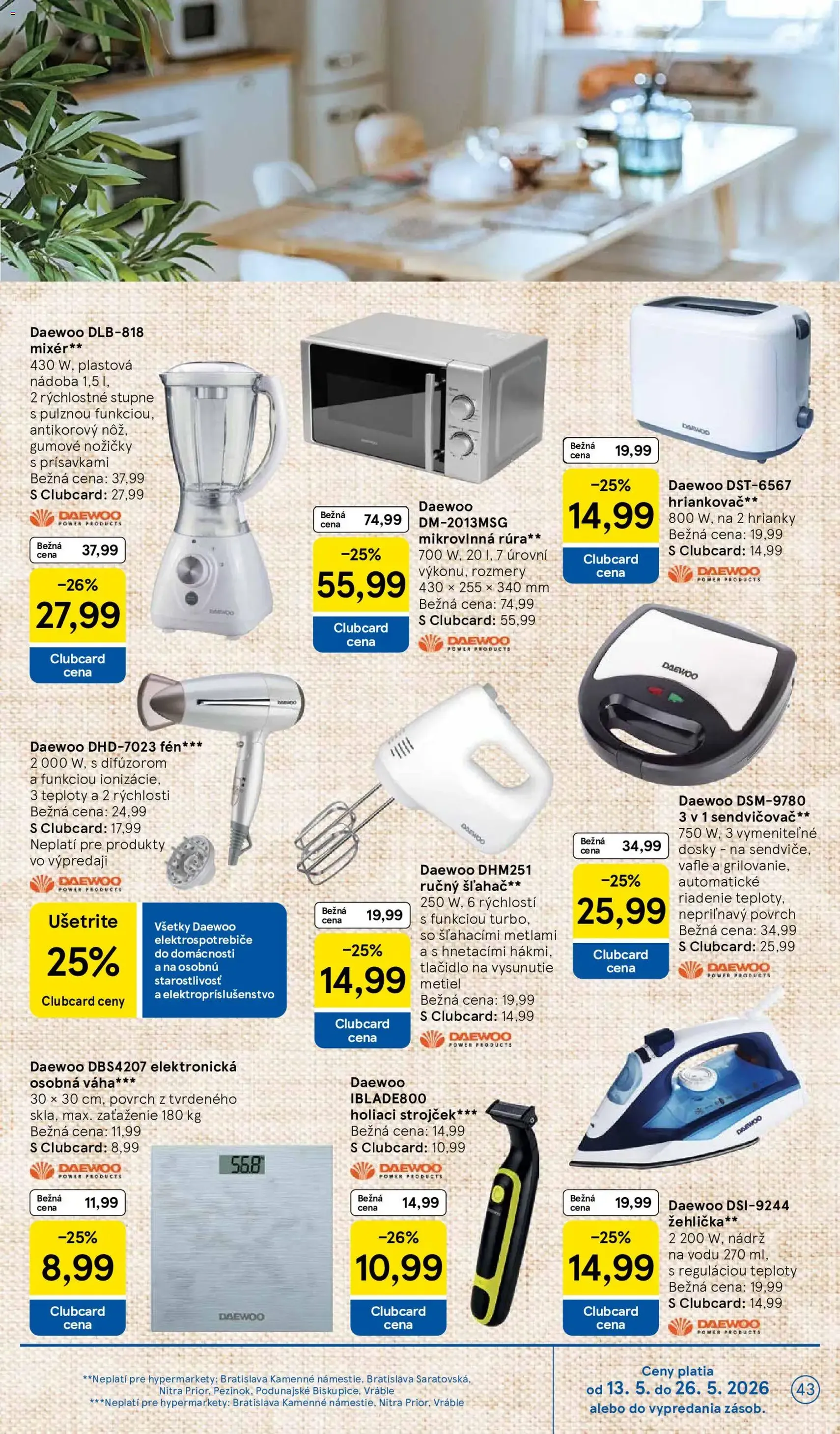 Tesco Hypermarket - leták - platný leták od 13.05.2026 strana 43 z 51