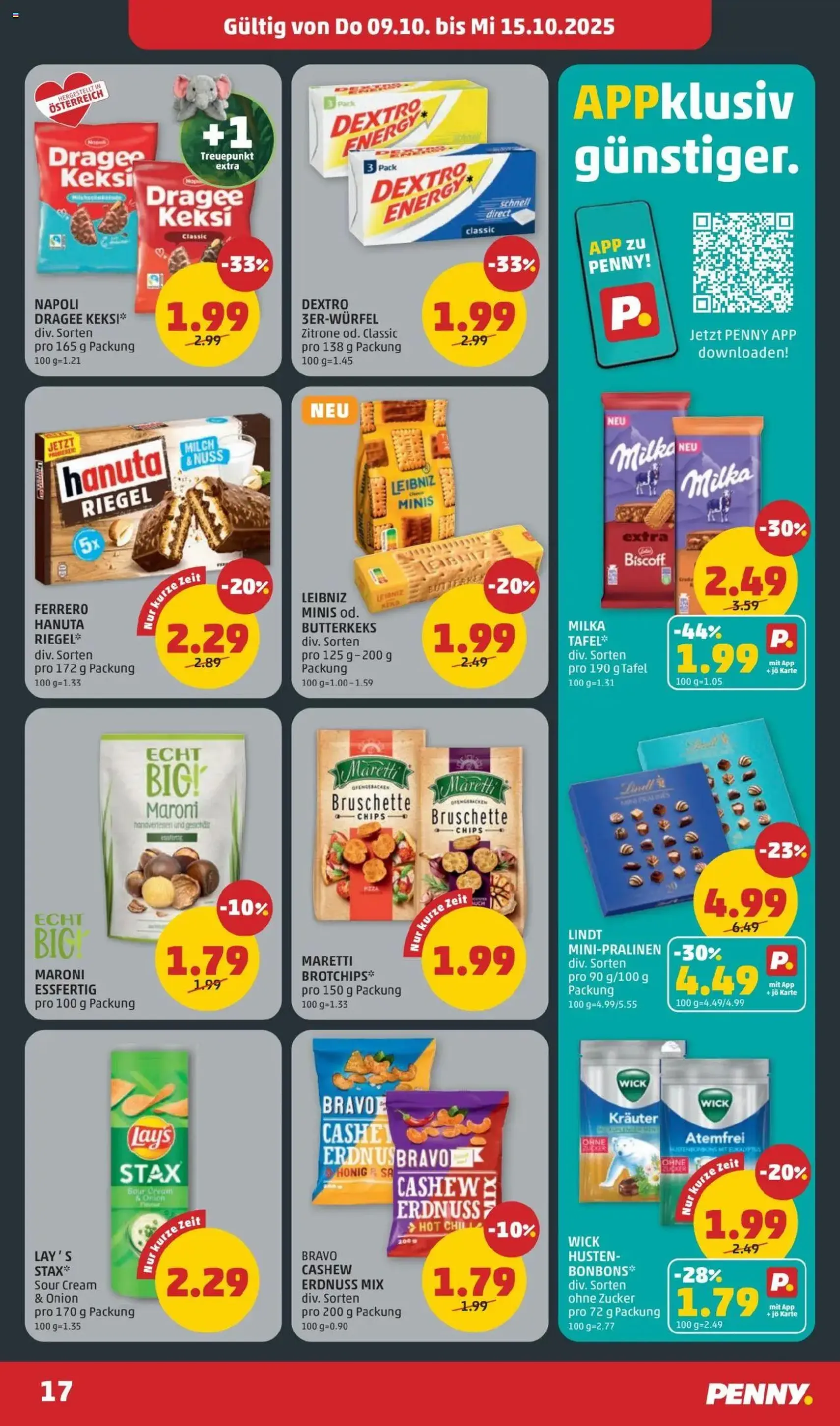 Penny Markt Flugblatt - Gültiger Prospekt ab 09.10.2025, Seite 17 von insgesamt 32