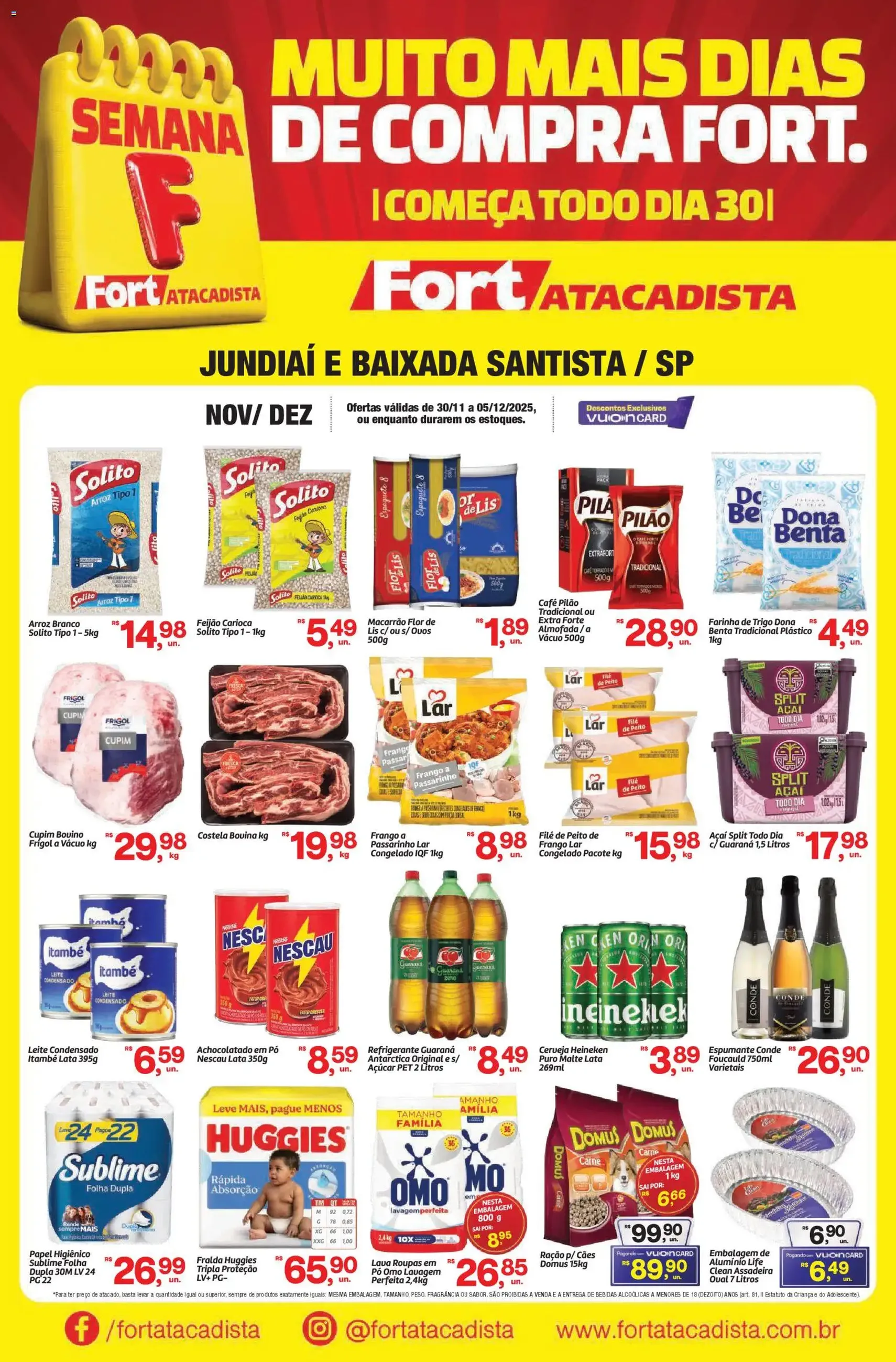 Fort Atacadista - Ofertas da semana - folheto válido a partir de 30/11/2025 página 1 de 4