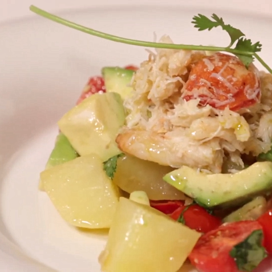 Anteprima ricetta Insalata di polpa di granchio e avocado