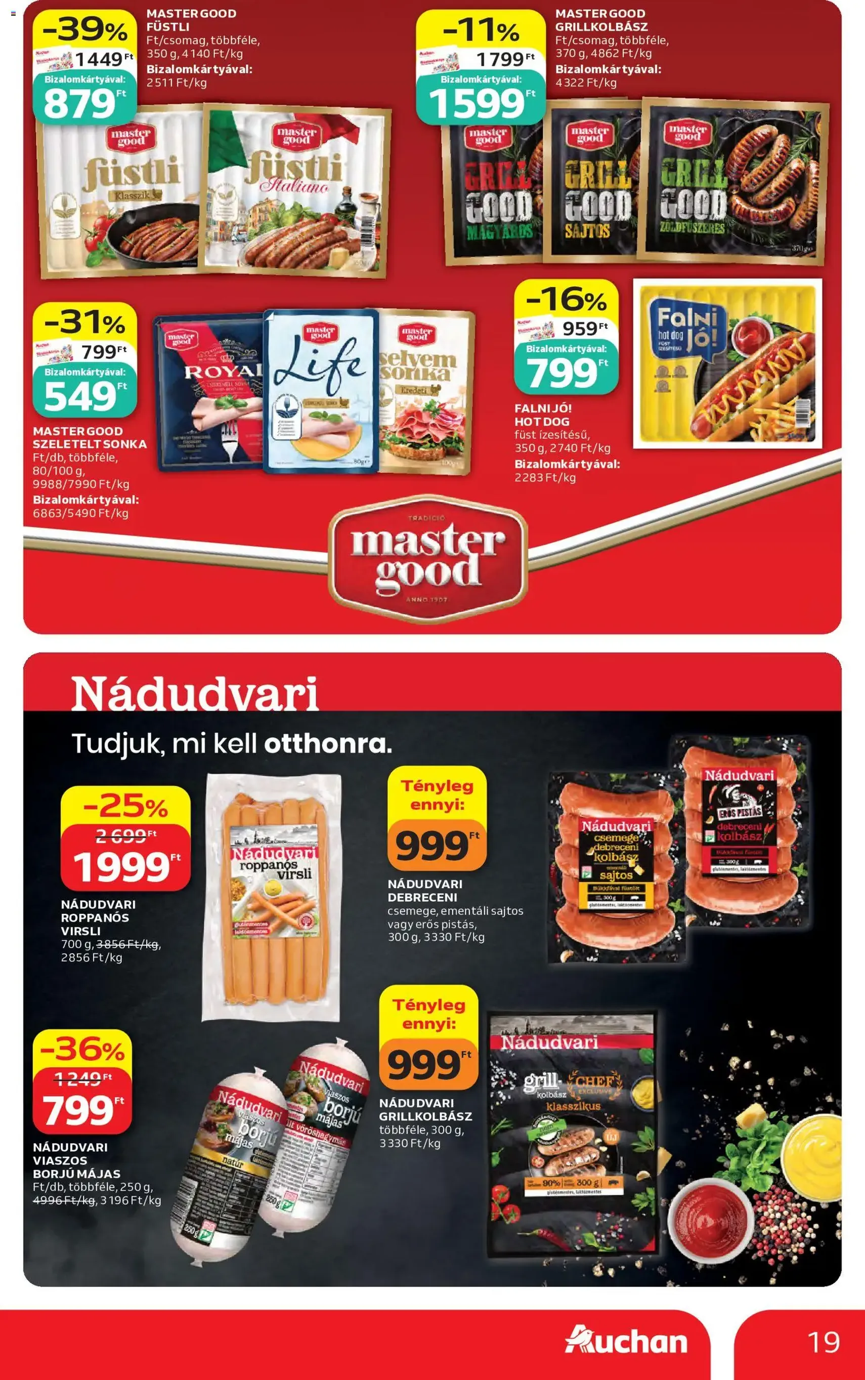 Auchan akciós újság - 2026.05.14. érvényes szórólap 19 oldal 58 oldalból