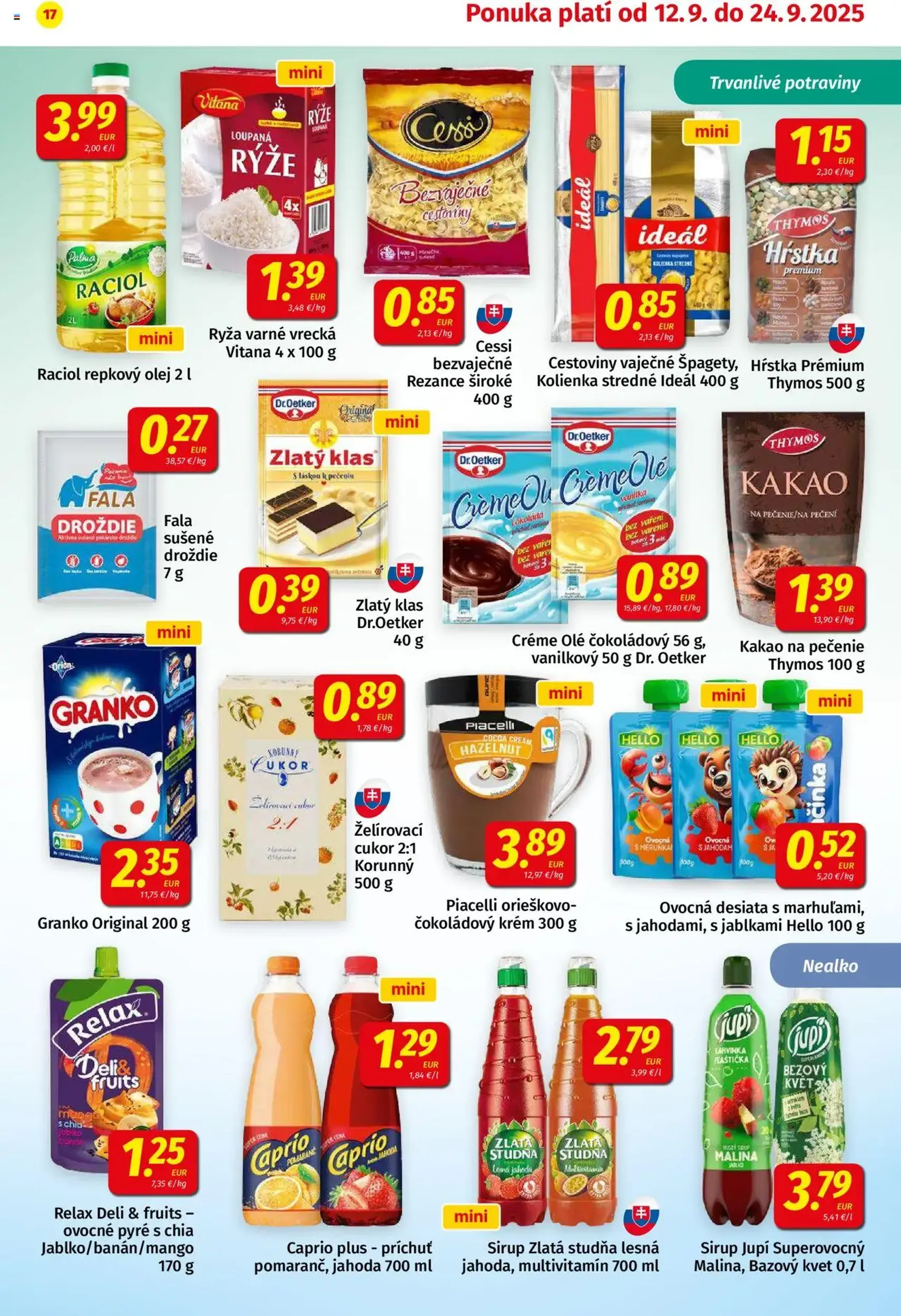 Koruna leták - platný leták od 12.09.2025 strana 17 z 24 Koruna leták - platný leták od 12.09.2025 strana 17 z 24
