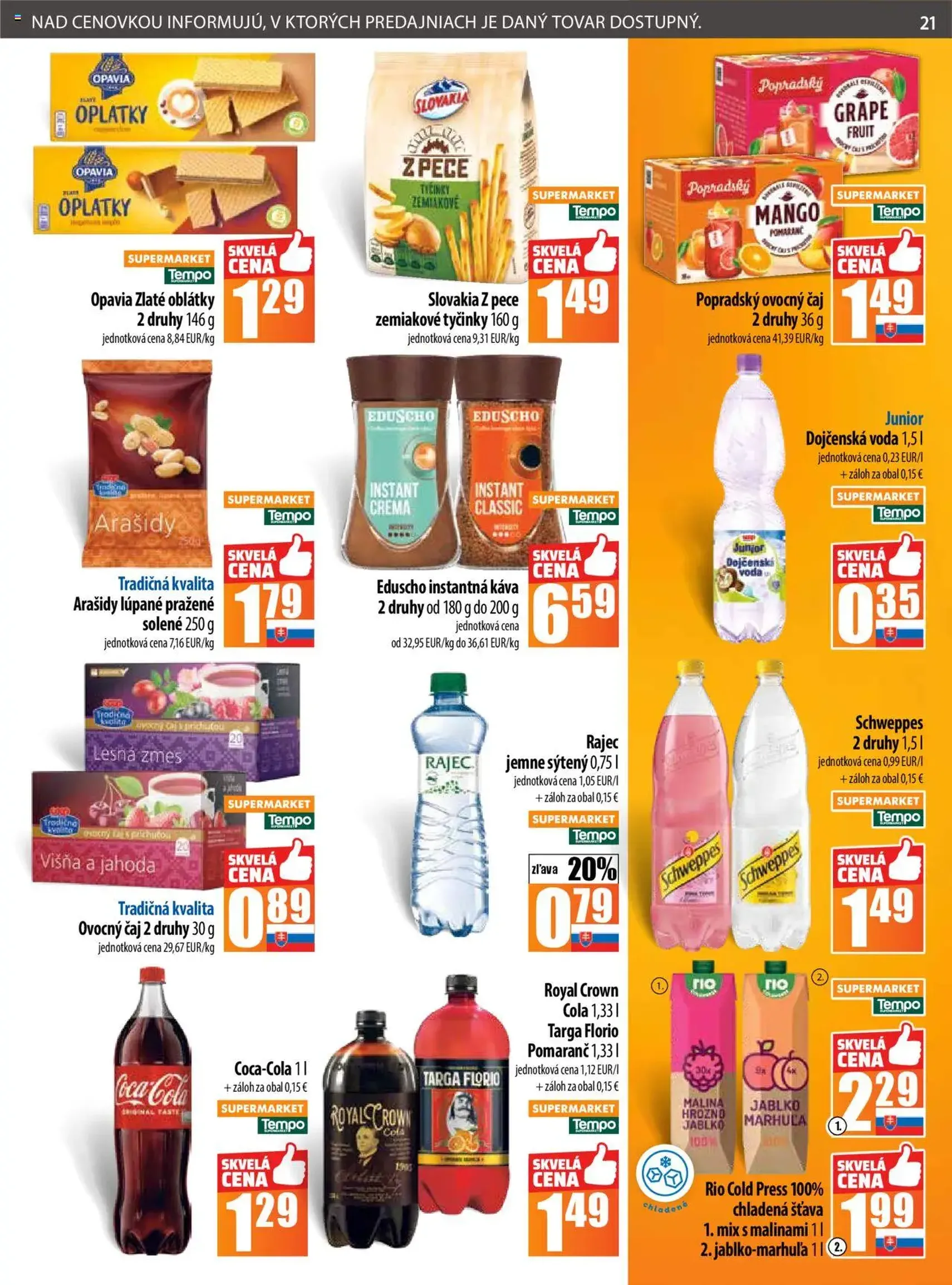 COOP Jednota leták - platný leták od 28.08.2025 strana 21 z 28 COOP Jednota leták - platný leták od 28.08.2025 strana 21 z 28