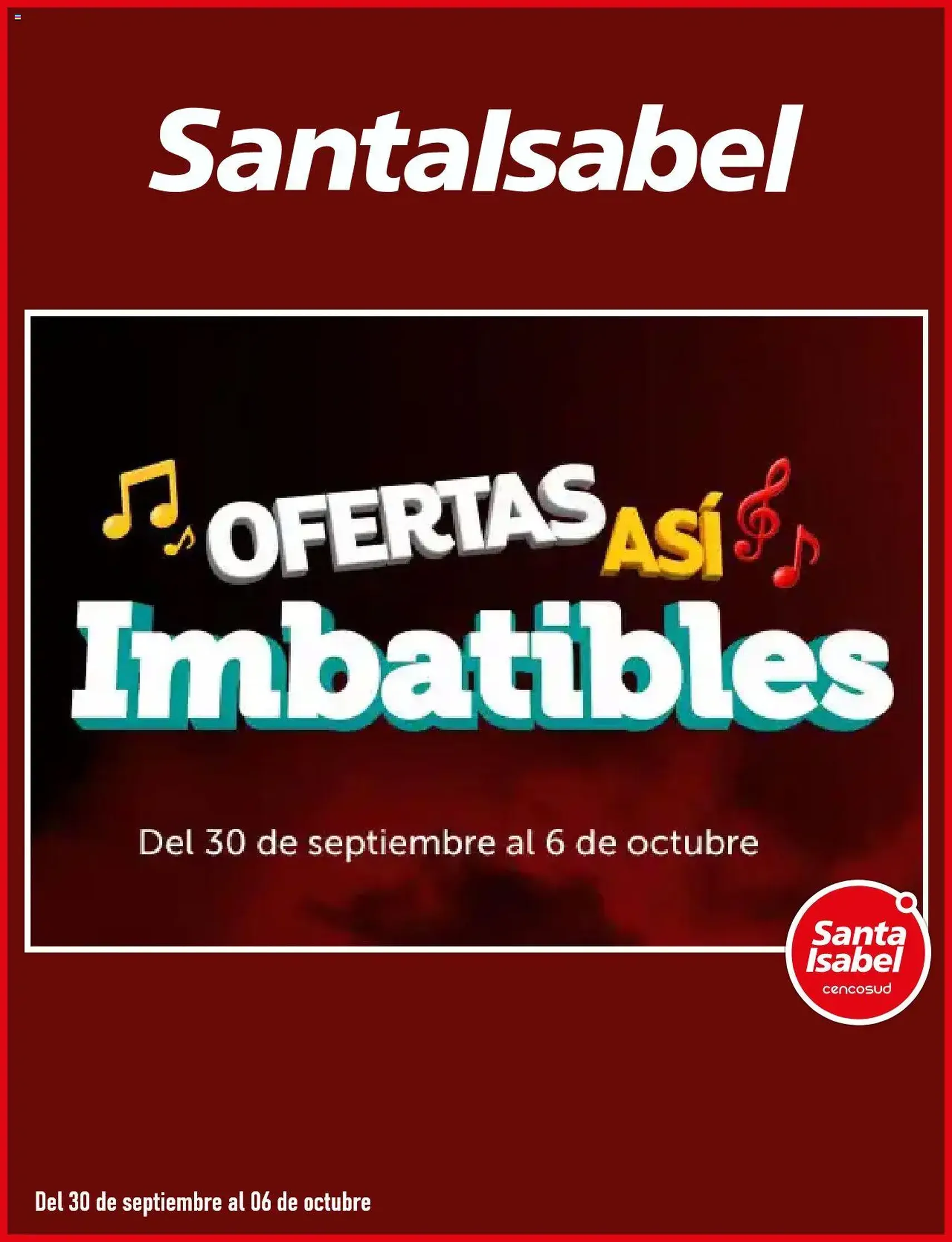 Santa Isabel ofertas - folleto válido desde 29.09.2025 página 1 de 5