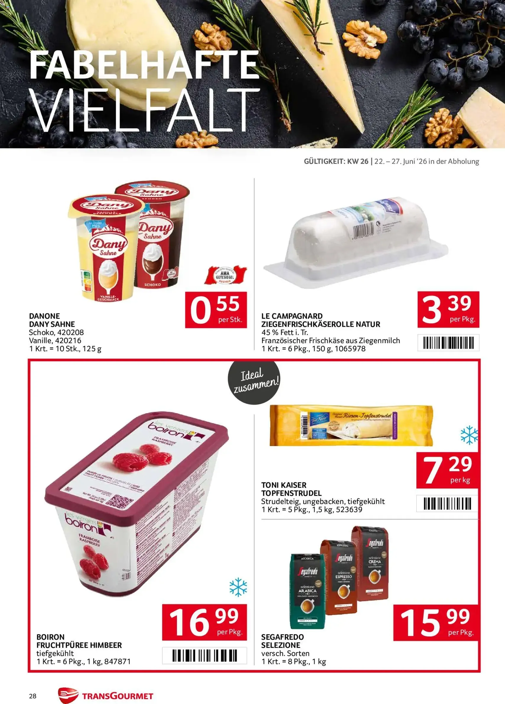 Transgourmet Flugblatt - Gültiger Prospekt ab 22.06.2026, Seite 27 von insgesamt 31