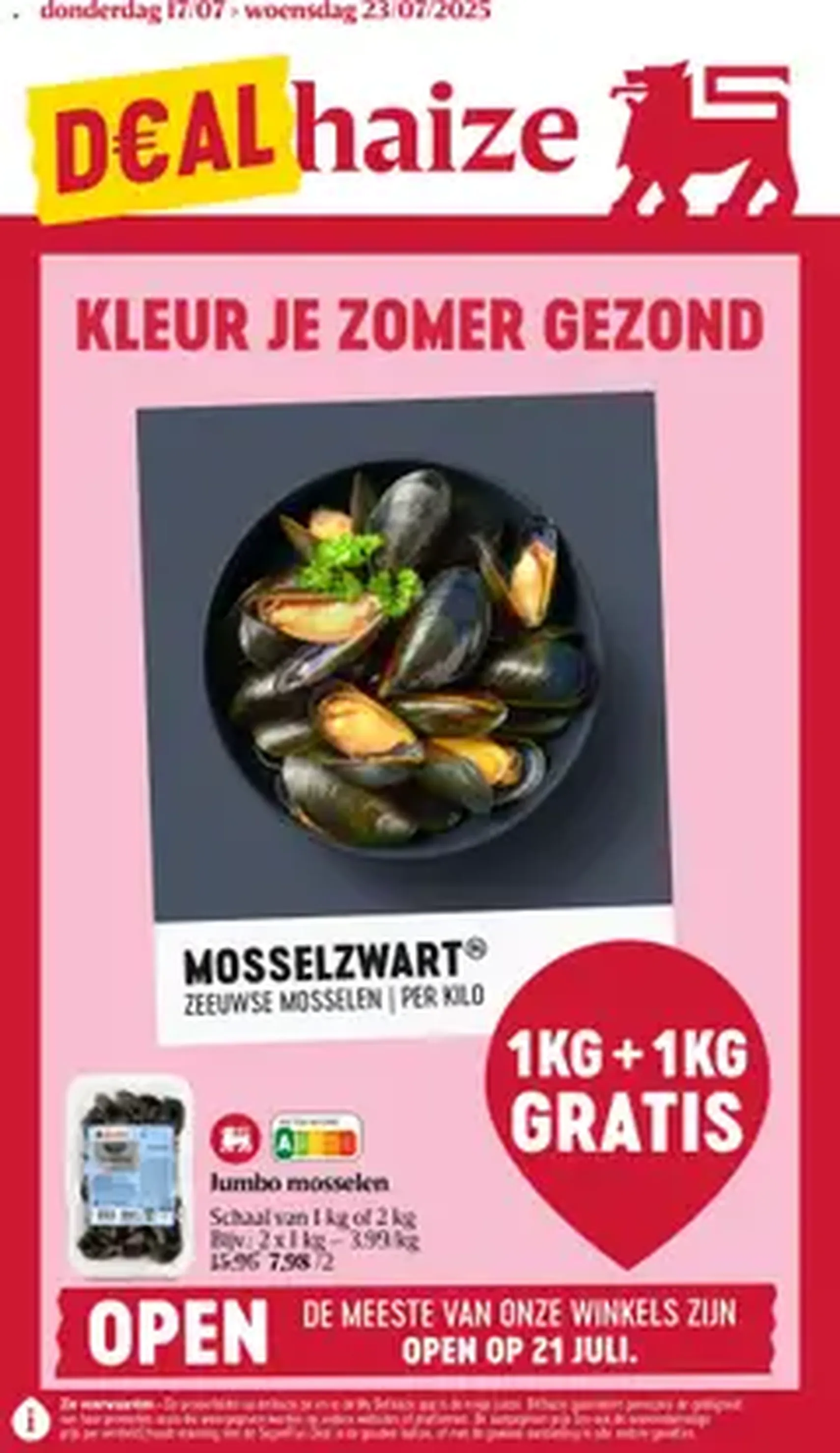 Delhaize folder week 29 - geldige folder vanaf 17/07/2025 pagina 1 van 1