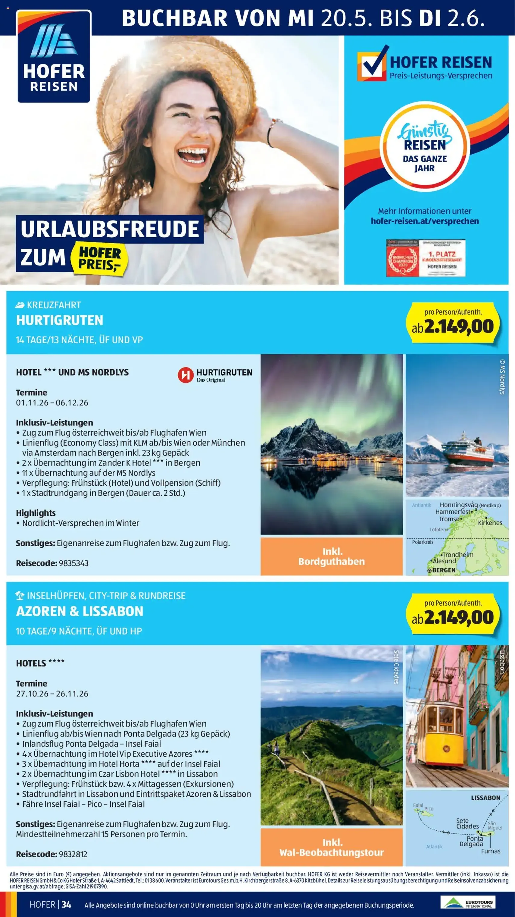 Hofer Flugblatt - Gültiger Prospekt ab 22.05.2026, Seite 40 von insgesamt 46