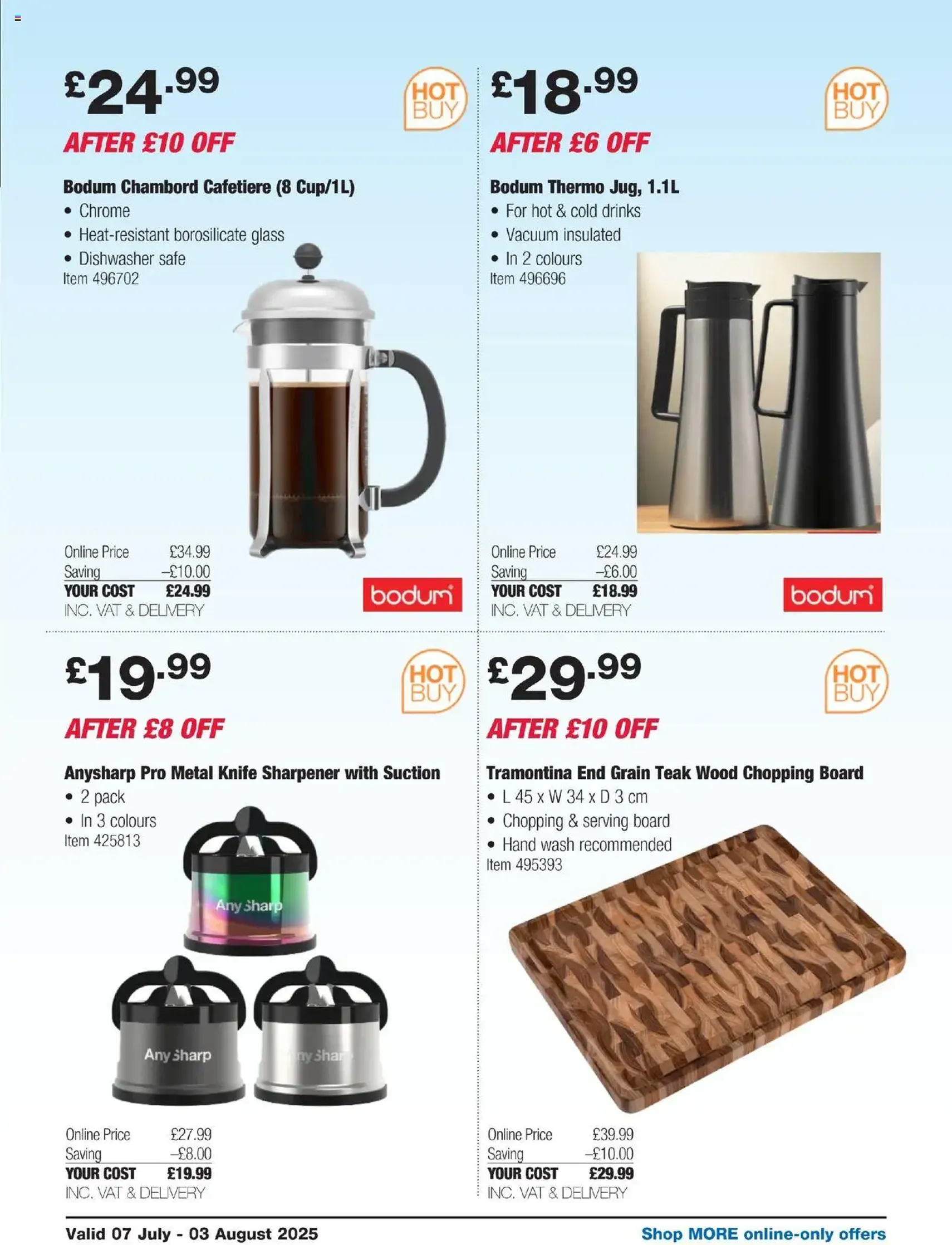 Costco - ENGLAND ONLY - valid flyer from 07/07/2025, page 34 of 36