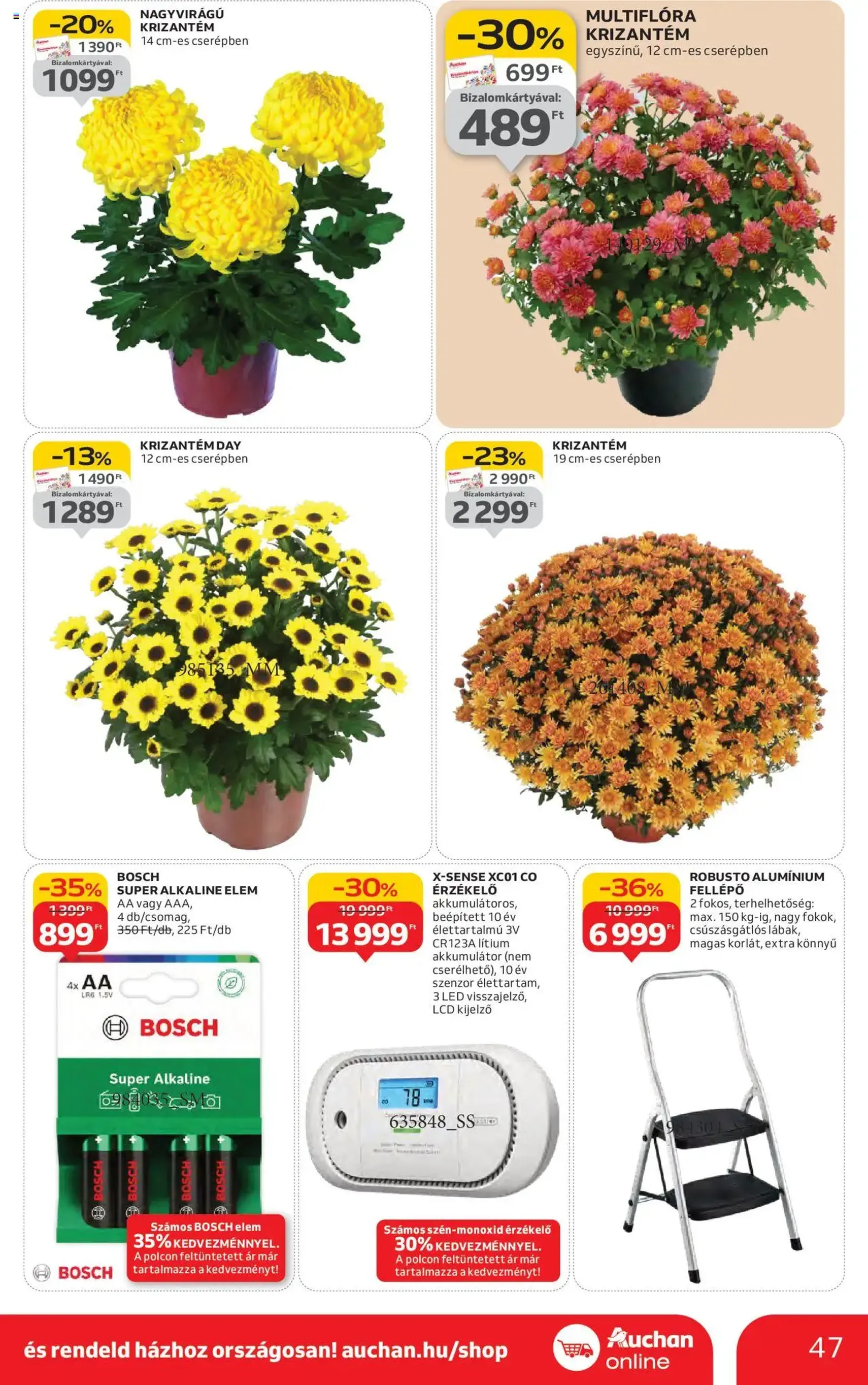 Auchan Akciós újság - 2025.10.16. érvényes szórólap 47 oldal 54 oldalból Auchan Akciós újság - 2025.10.16. érvényes szórólap 47 oldal 54 oldalból