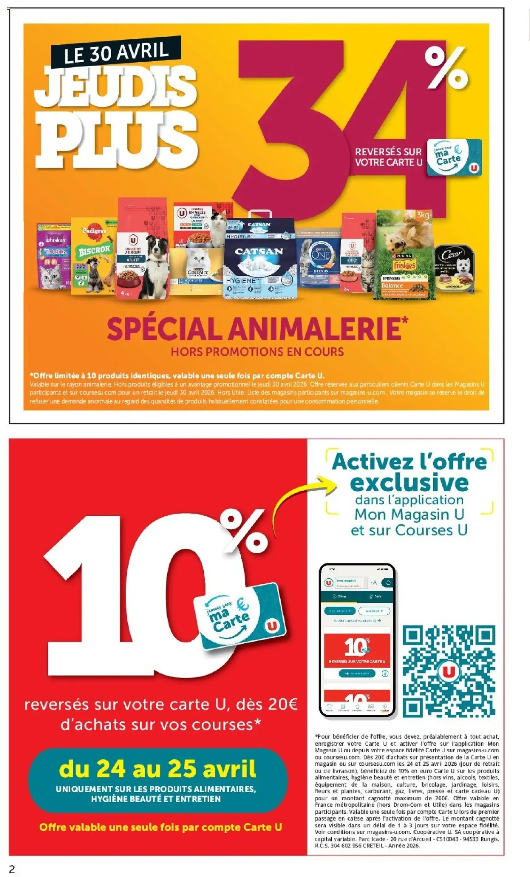 Super U catalogue - brochure valable à partir du 21/04/2026, page 2 sur 44