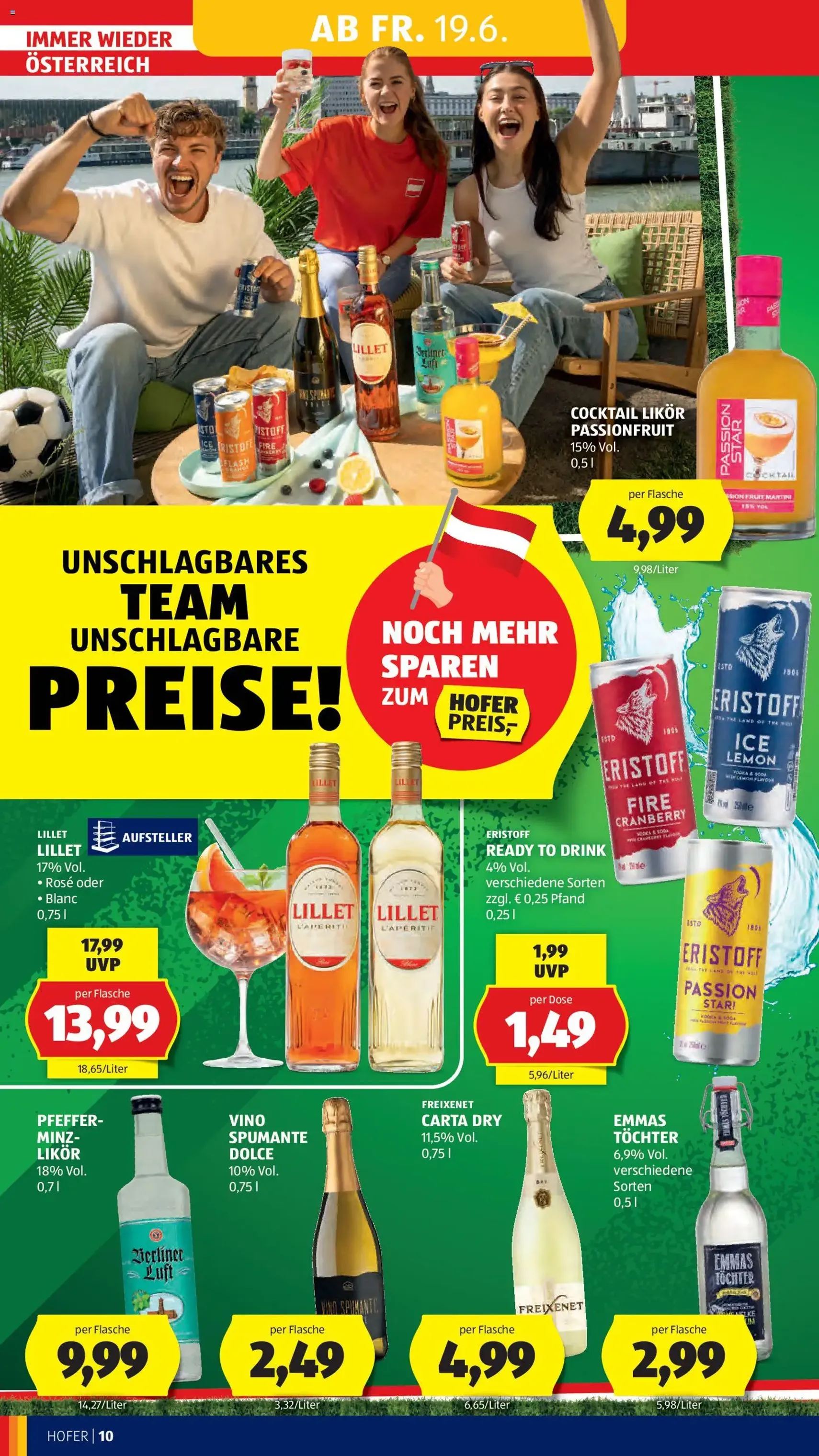 Hofer Flugblatt - Gültiger Prospekt ab 19.06.2026, Seite 14 von insgesamt 46