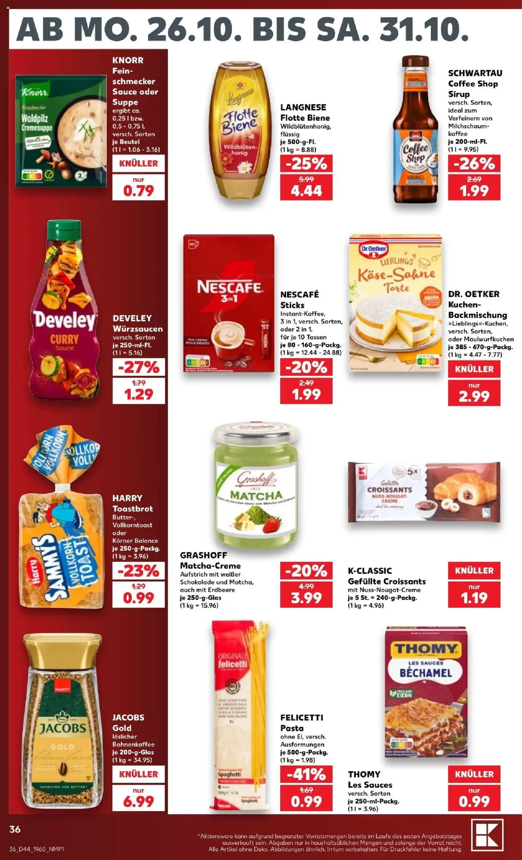 Kaufland Prospekt - Gültiger Prospekt ab 26.10.2026, Seite 36 von insgesamt 76
