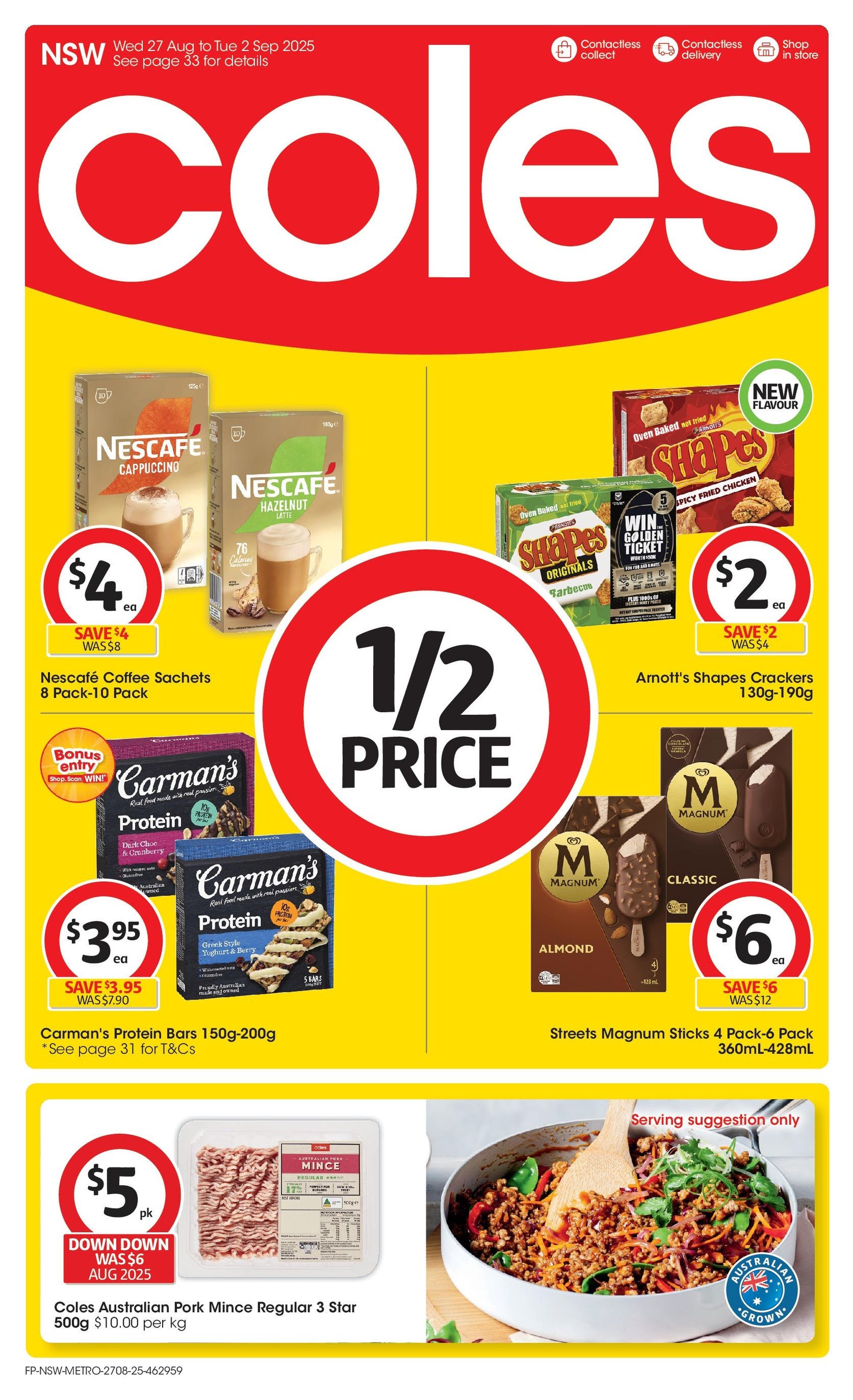 Coles Catalogue NSW - valid flyer from 27/08/2025, page 1 of 51