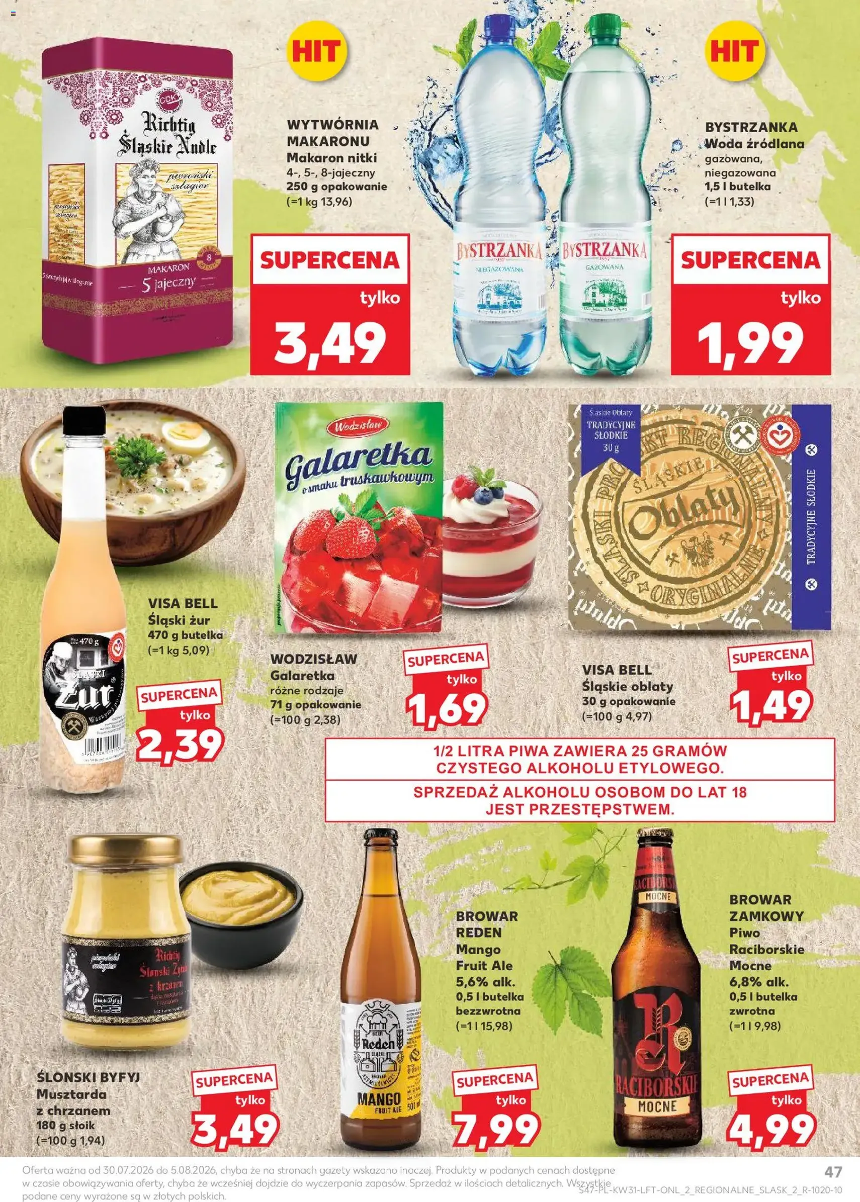 Kaufland gazetka - ważny gazetka od 30.07.2026 strona 47 z 68
