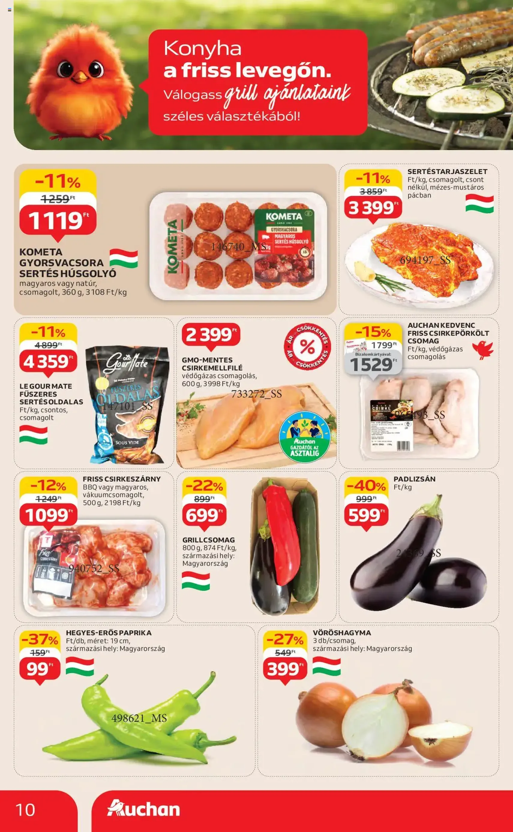 Auchan Akciós újság - 2025.07.24. érvényes szórólap 10 oldal 60 oldalból