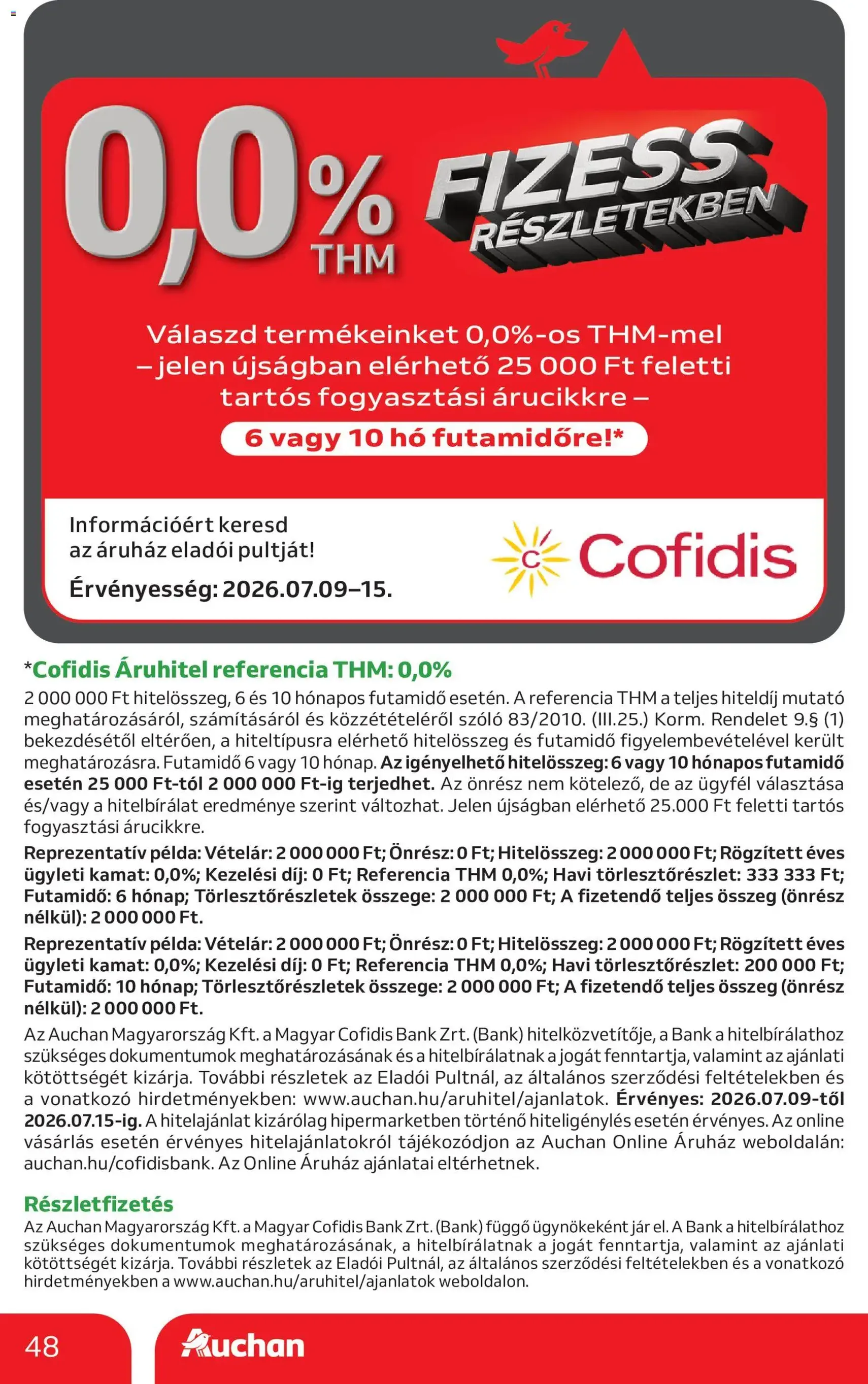 Auchan akciós újság - 2026.07.09. érvényes szórólap 48 oldal 50 oldalból