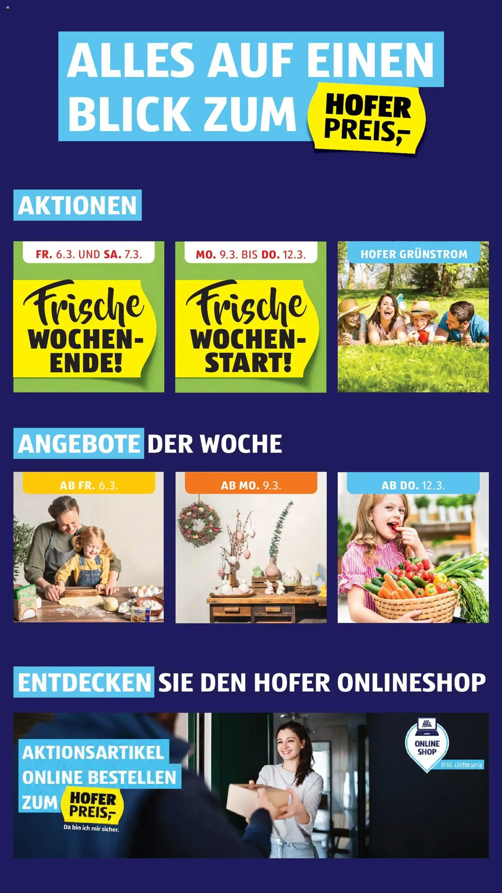 Hofer Flugblatt - Gültiger Prospekt ab 04.03.2026, Seite 2 von insgesamt 45